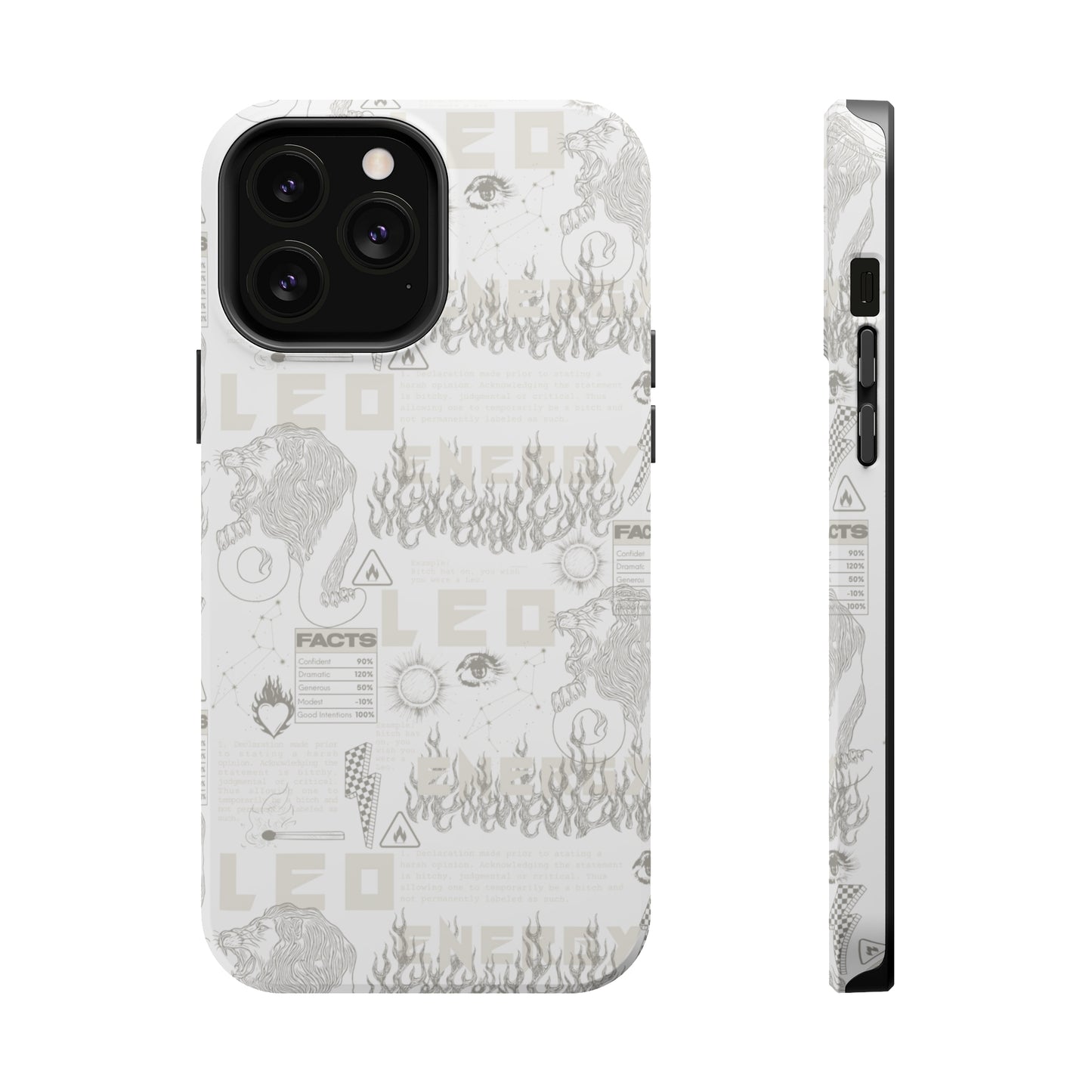 Leo Whiteout Phone Case