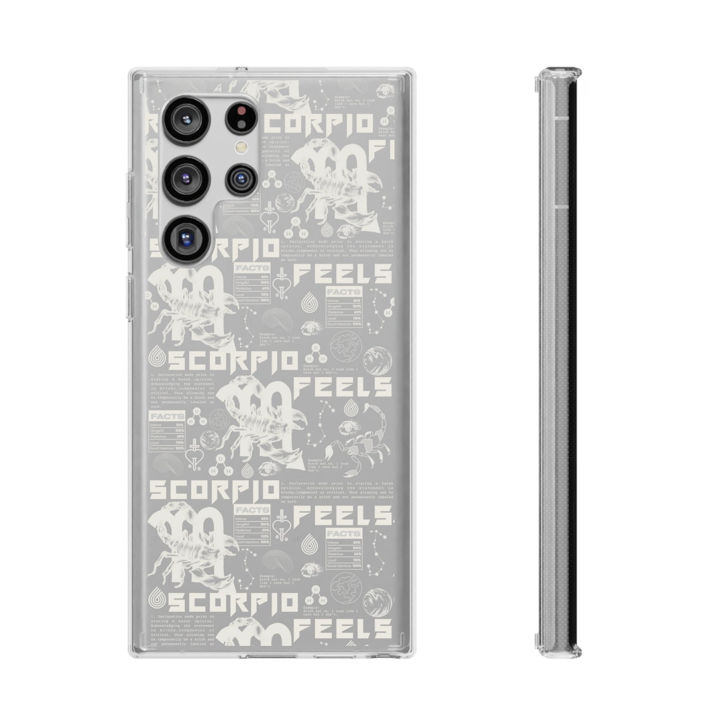 Scorpio Clear Phone Case