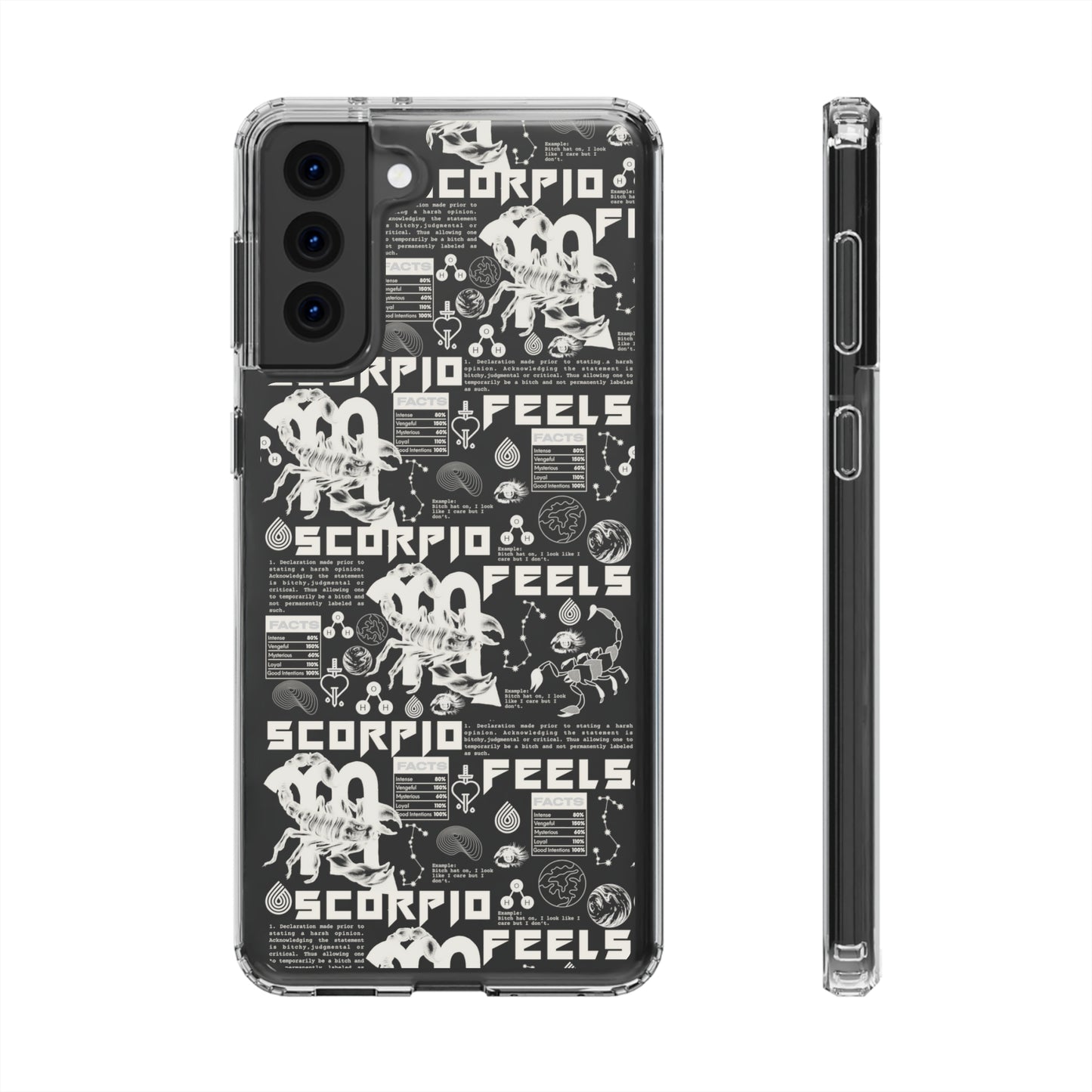 Scorpio Clear Phone Case