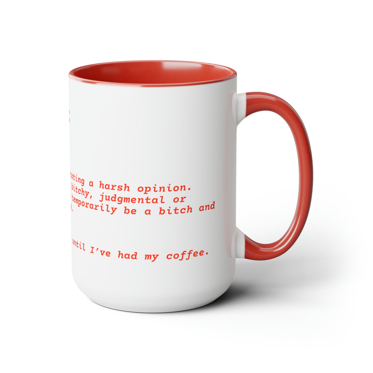 Bitch Hat On - Two Tone Mug