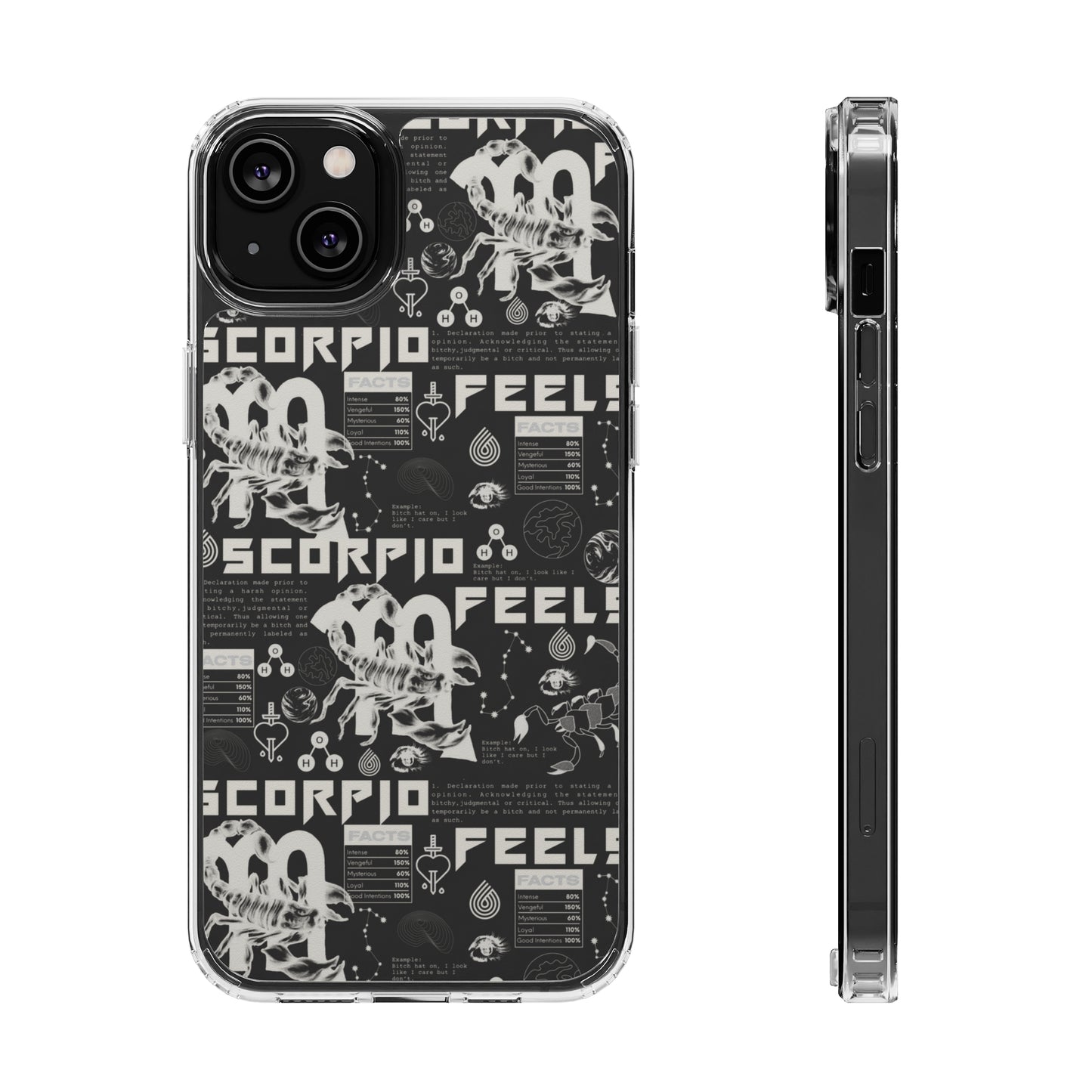 Scorpio Clear Phone Case