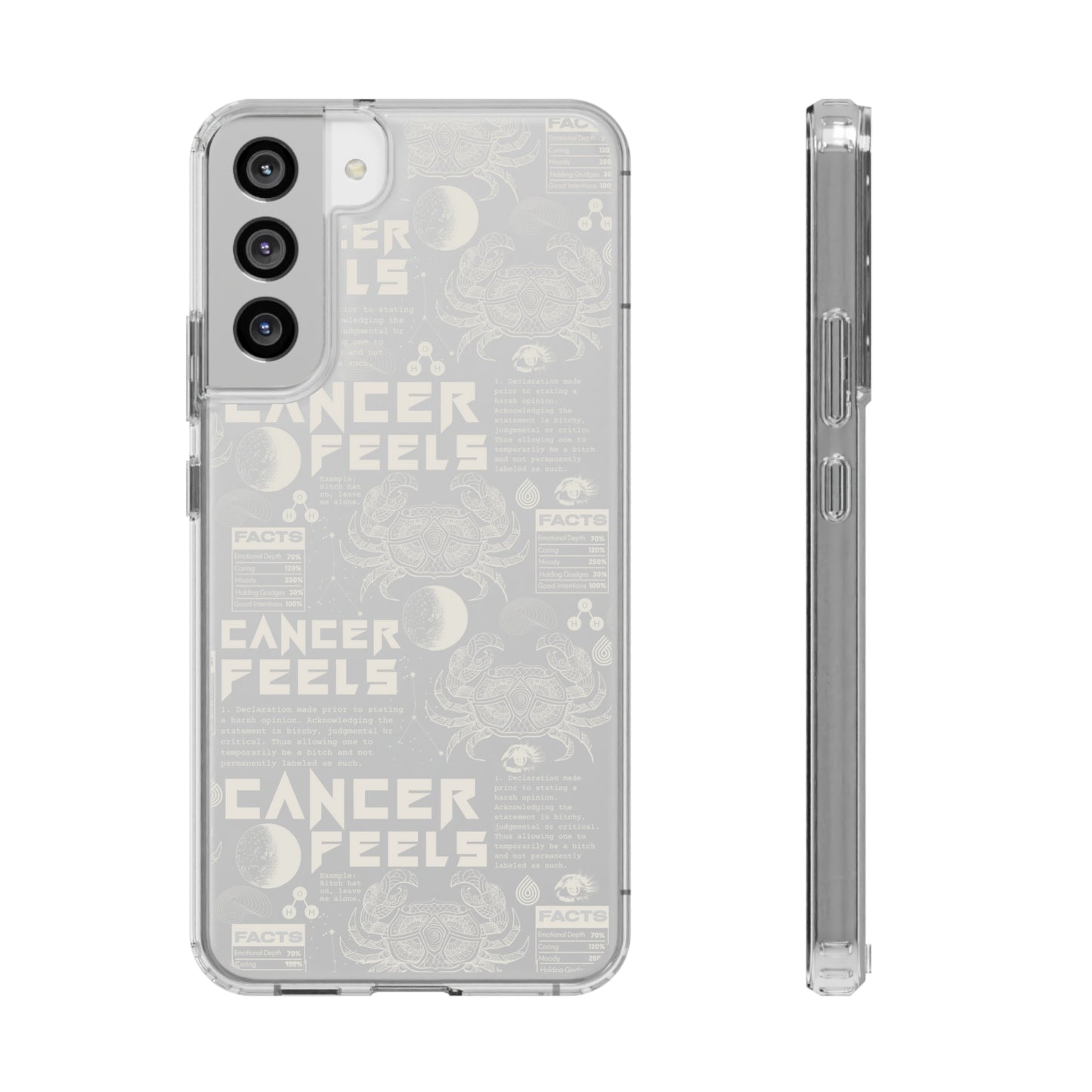 Cancer Clear Phone Case