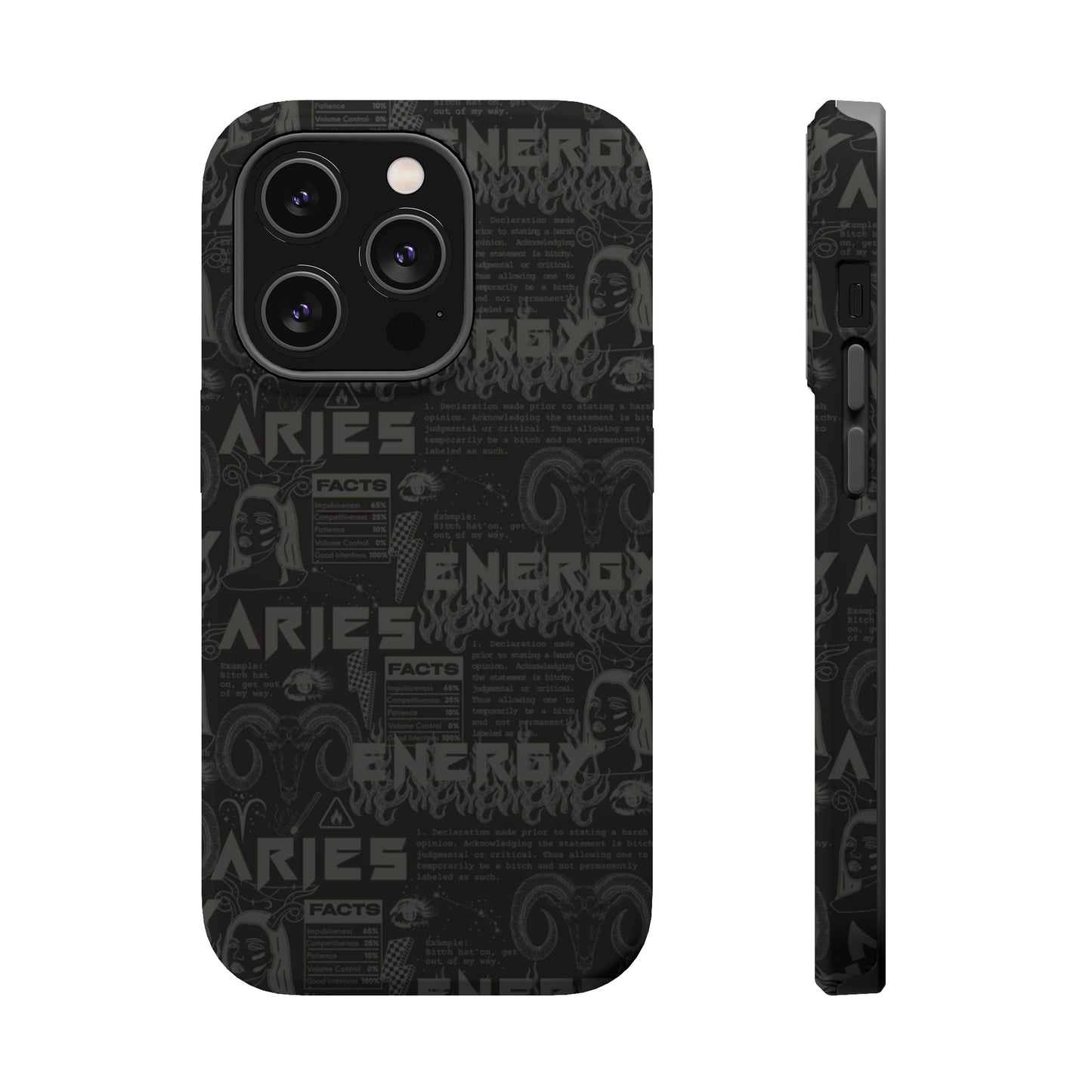 Aries Blackout Phone Case