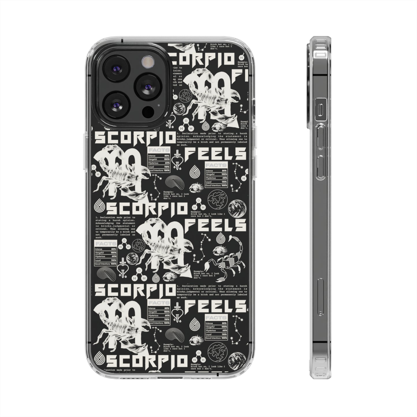 Scorpio Clear Phone Case