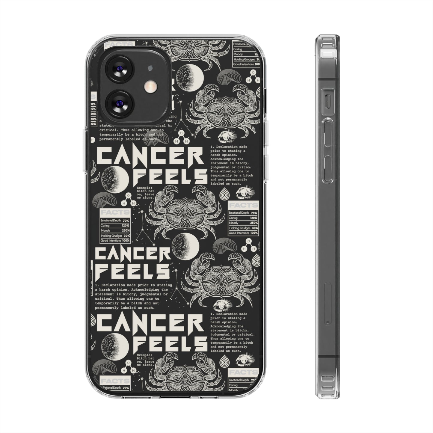 Cancer Clear Phone Case