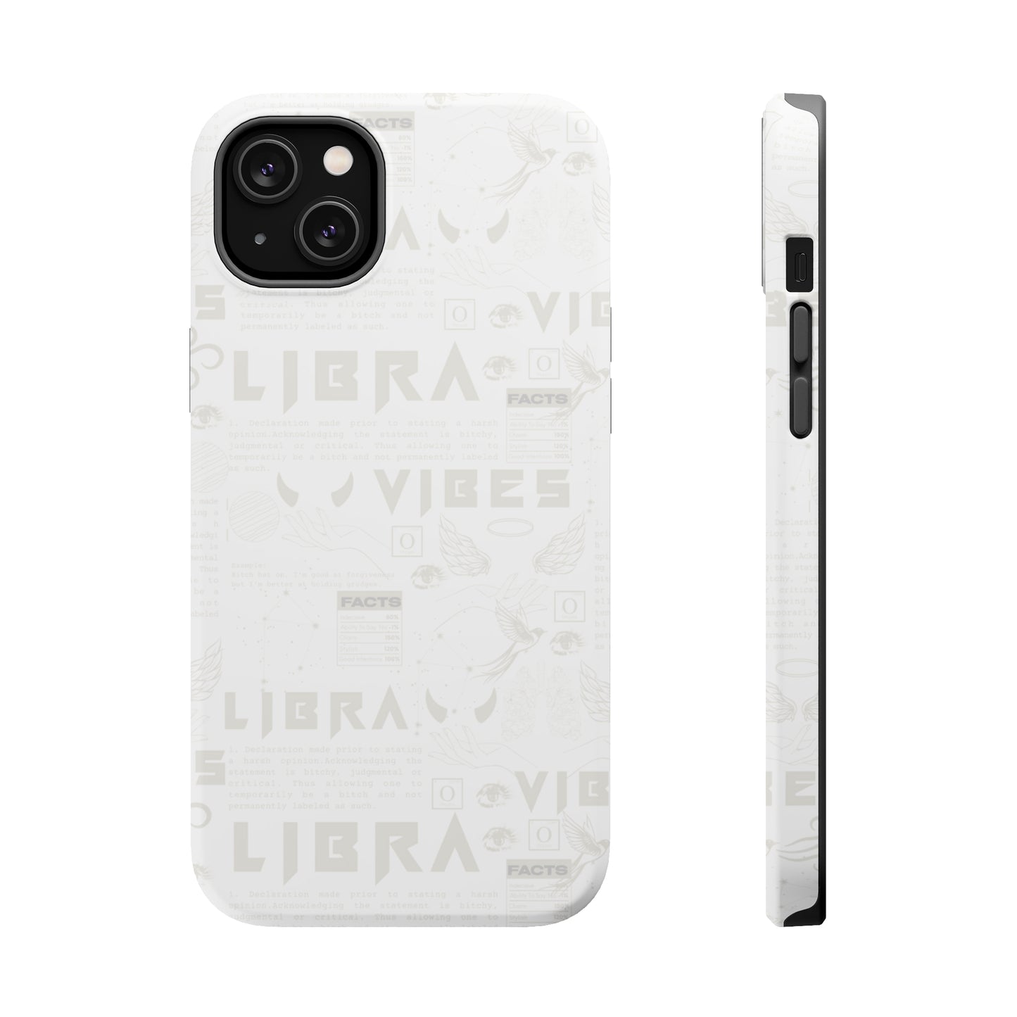 Libra Whiteout Phone Case