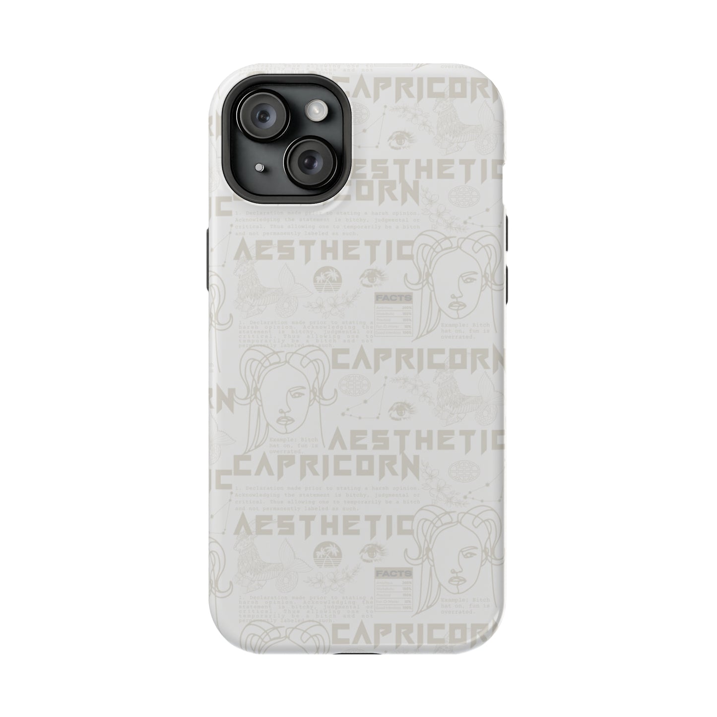 Capricorn Whiteout Phone Case