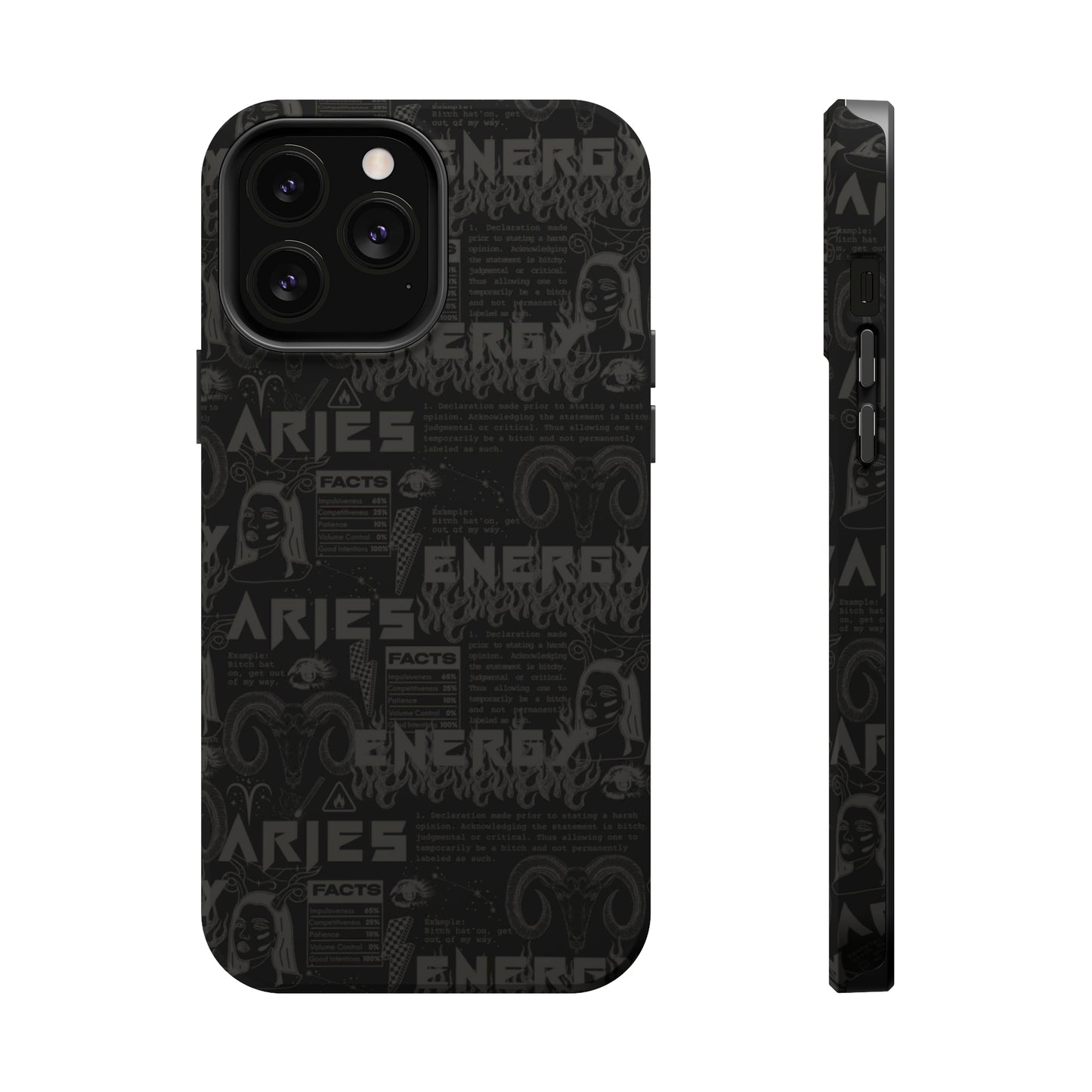 Aries Blackout Phone Case