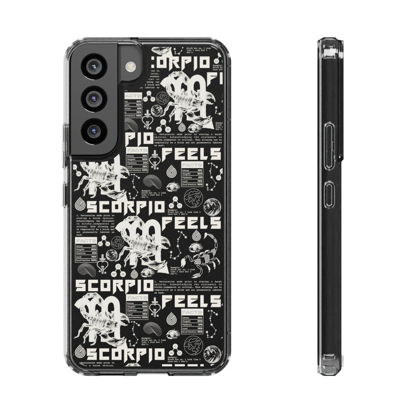 Scorpio Clear Phone Case