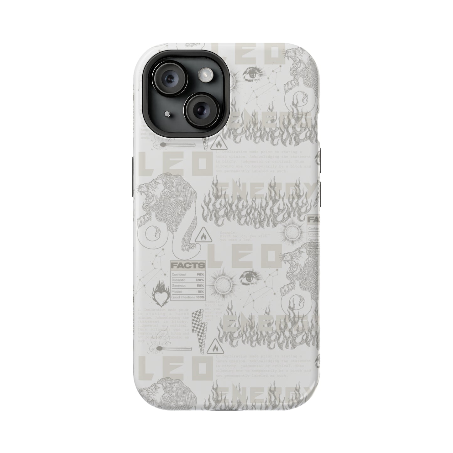 Leo Whiteout Phone Case