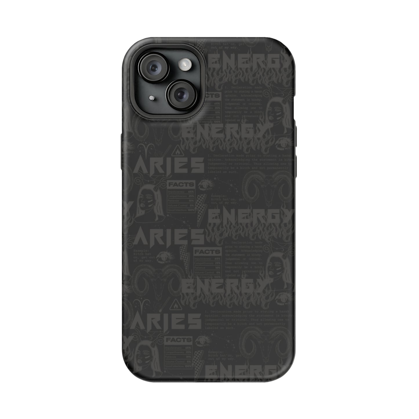 Aries Blackout Phone Case
