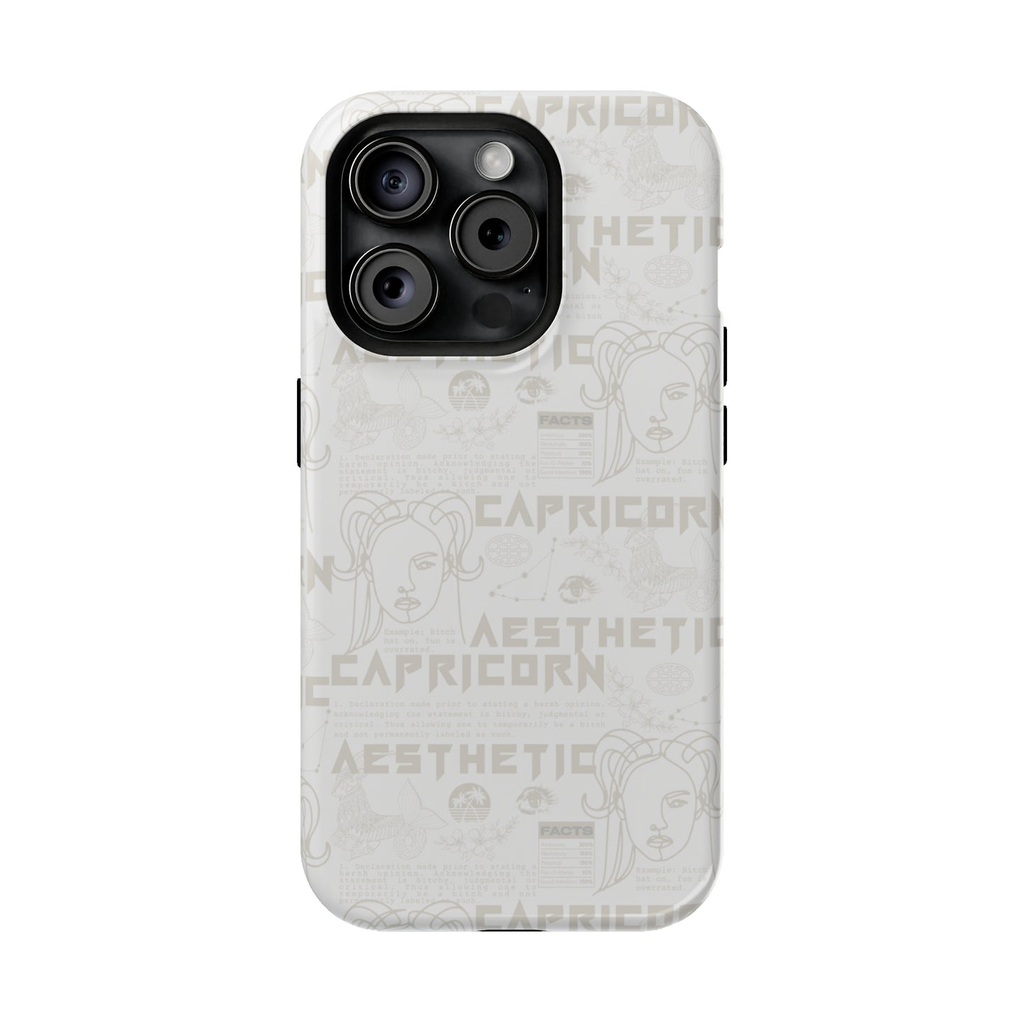 Capricorn Whiteout Phone Case