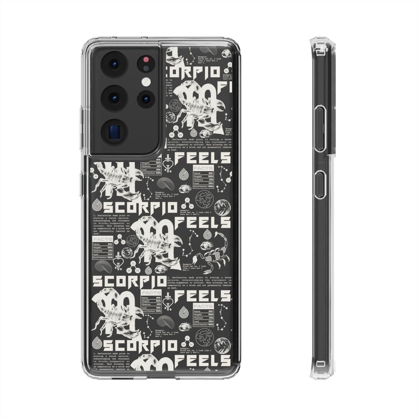 Scorpio Clear Phone Case