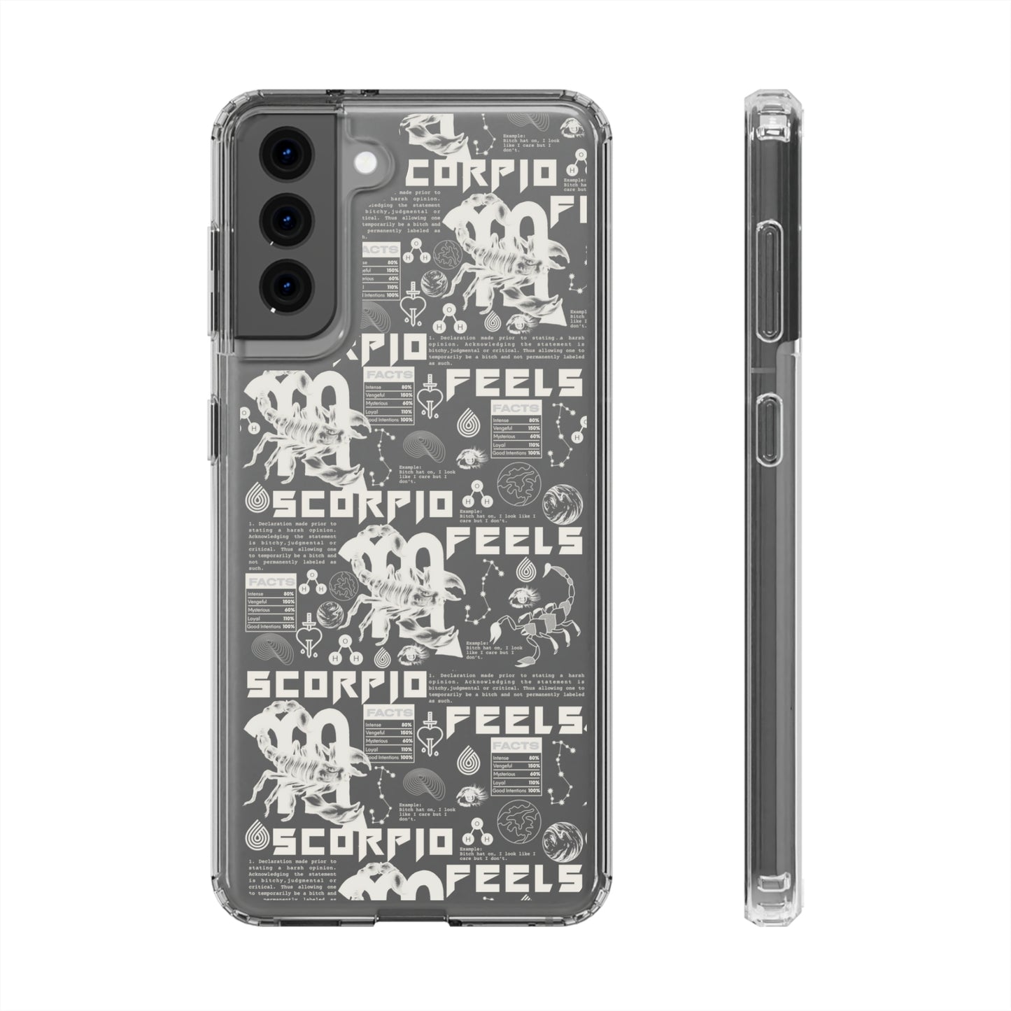 Scorpio Clear Phone Case