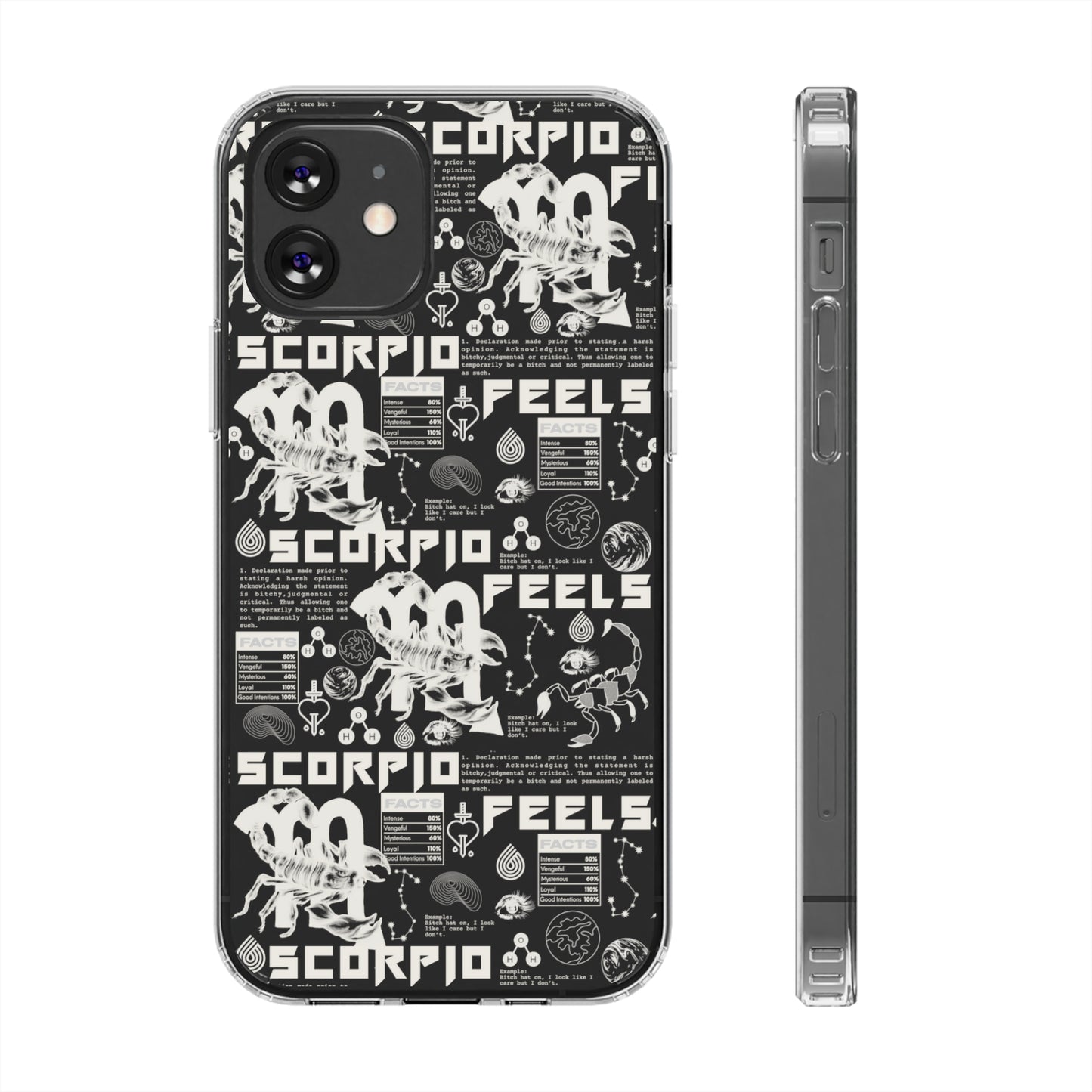 Scorpio Clear Phone Case