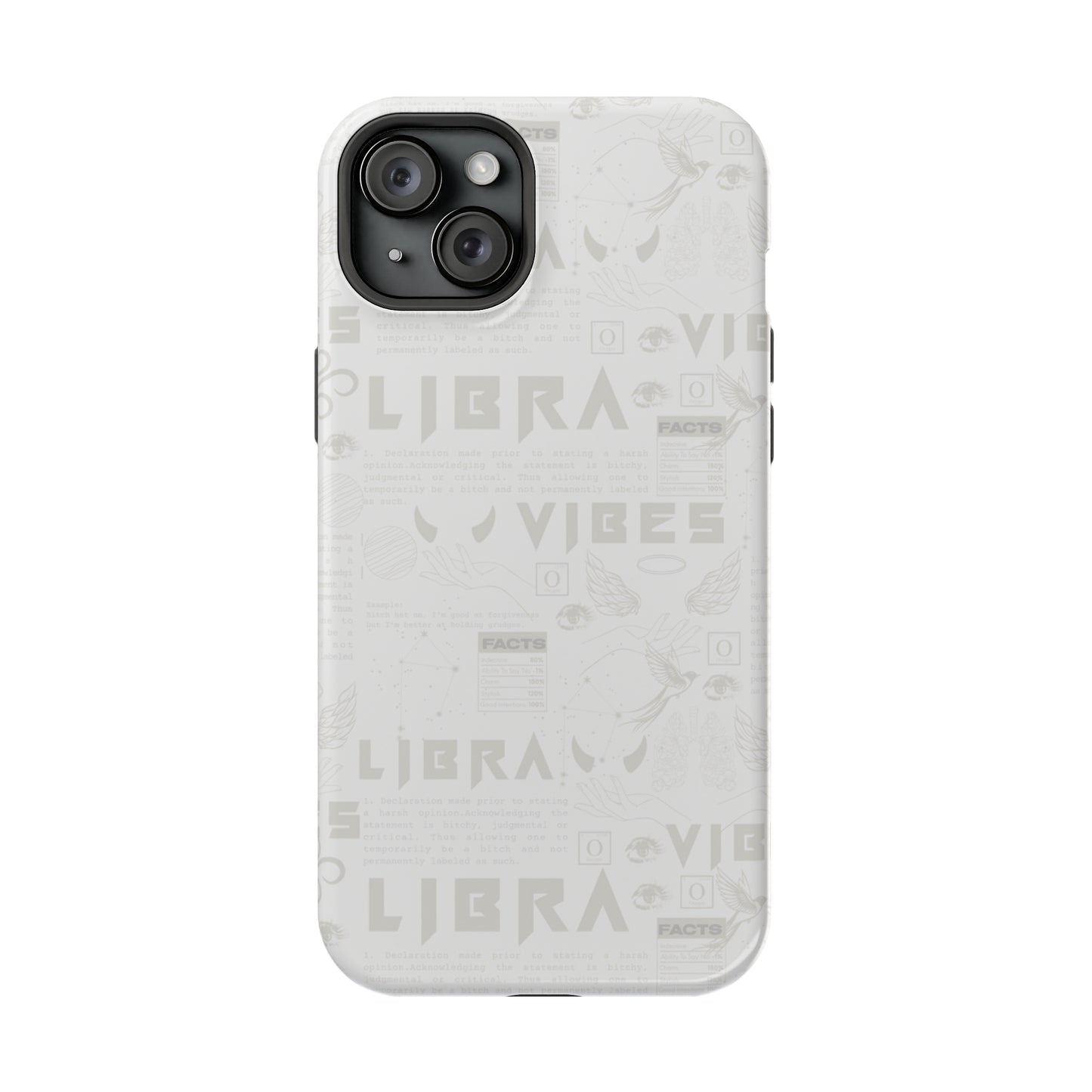 Libra Whiteout Phone Case