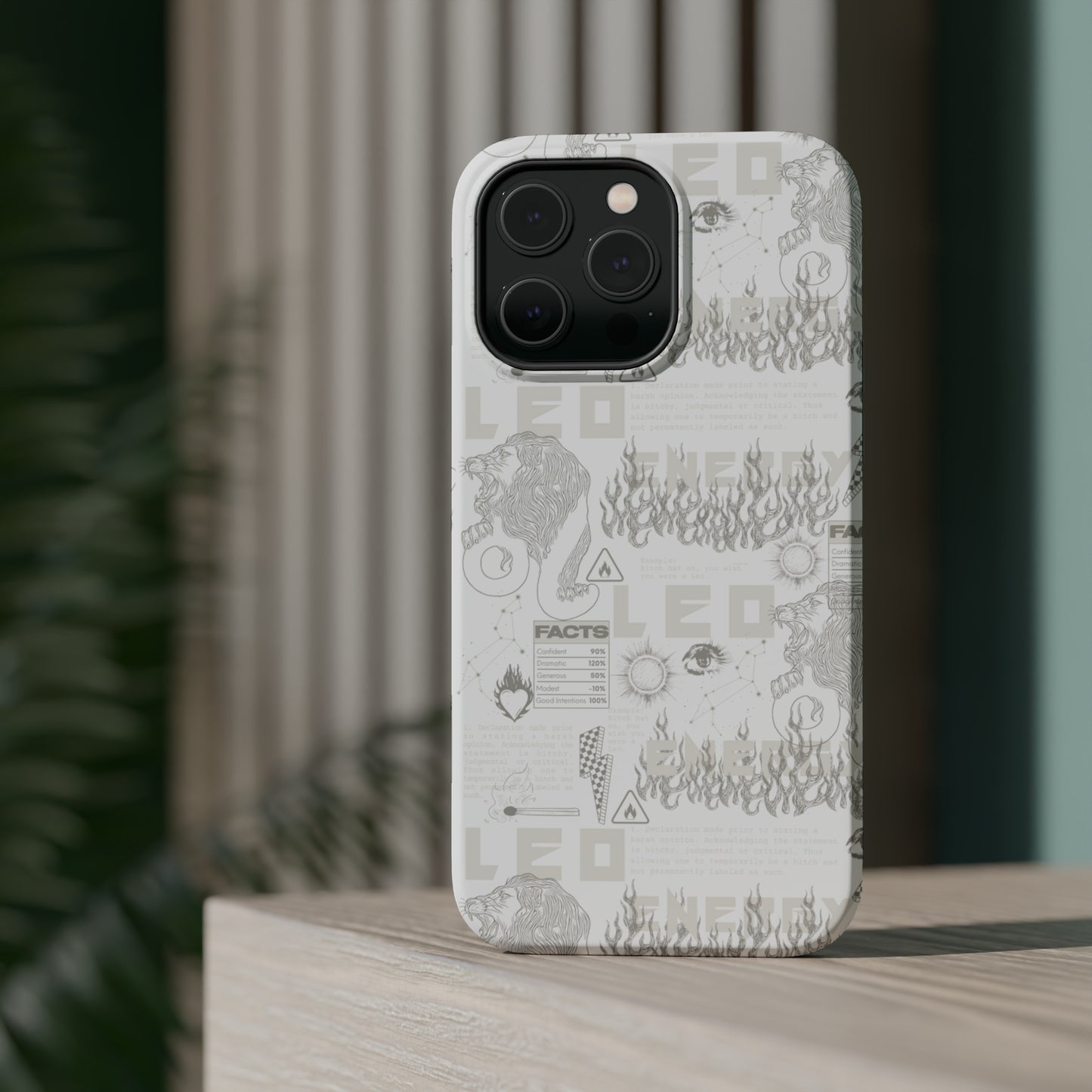 Leo Whiteout Phone Case