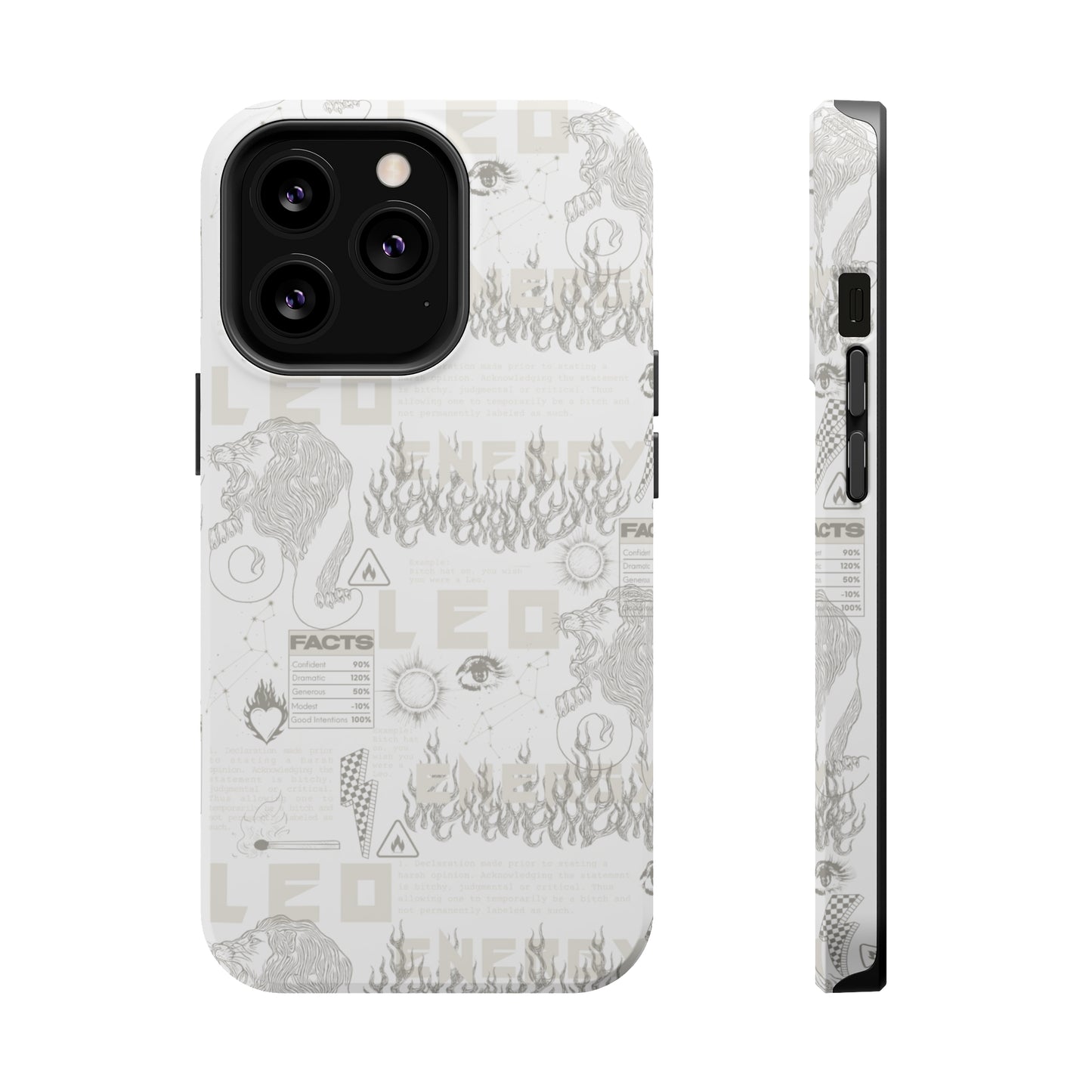 Leo Whiteout Phone Case