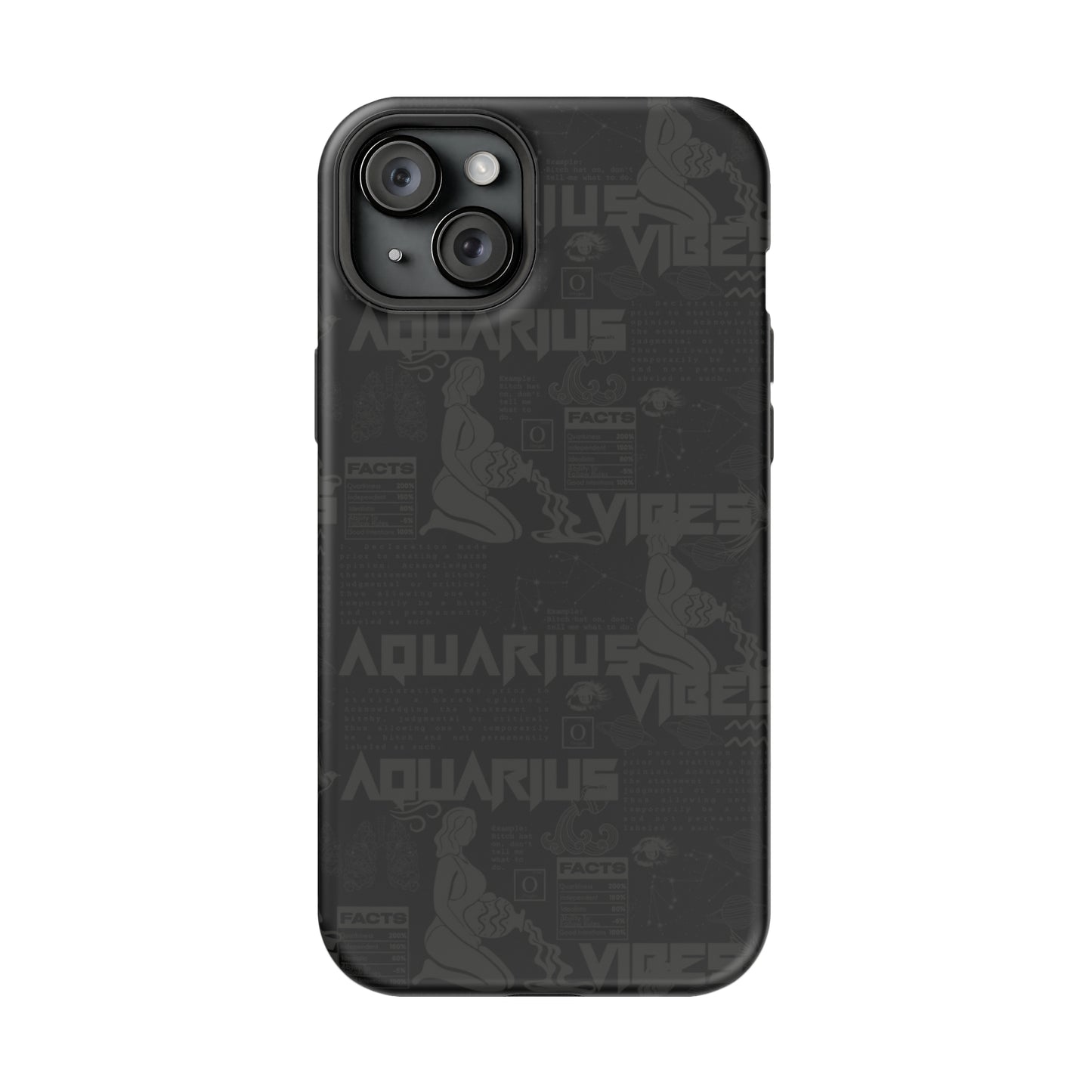 Aquarius Blackout Phone Case