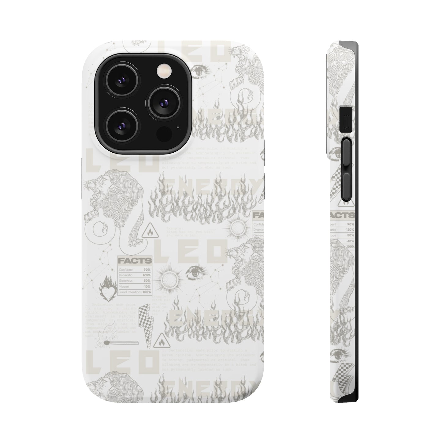 Leo Whiteout Phone Case