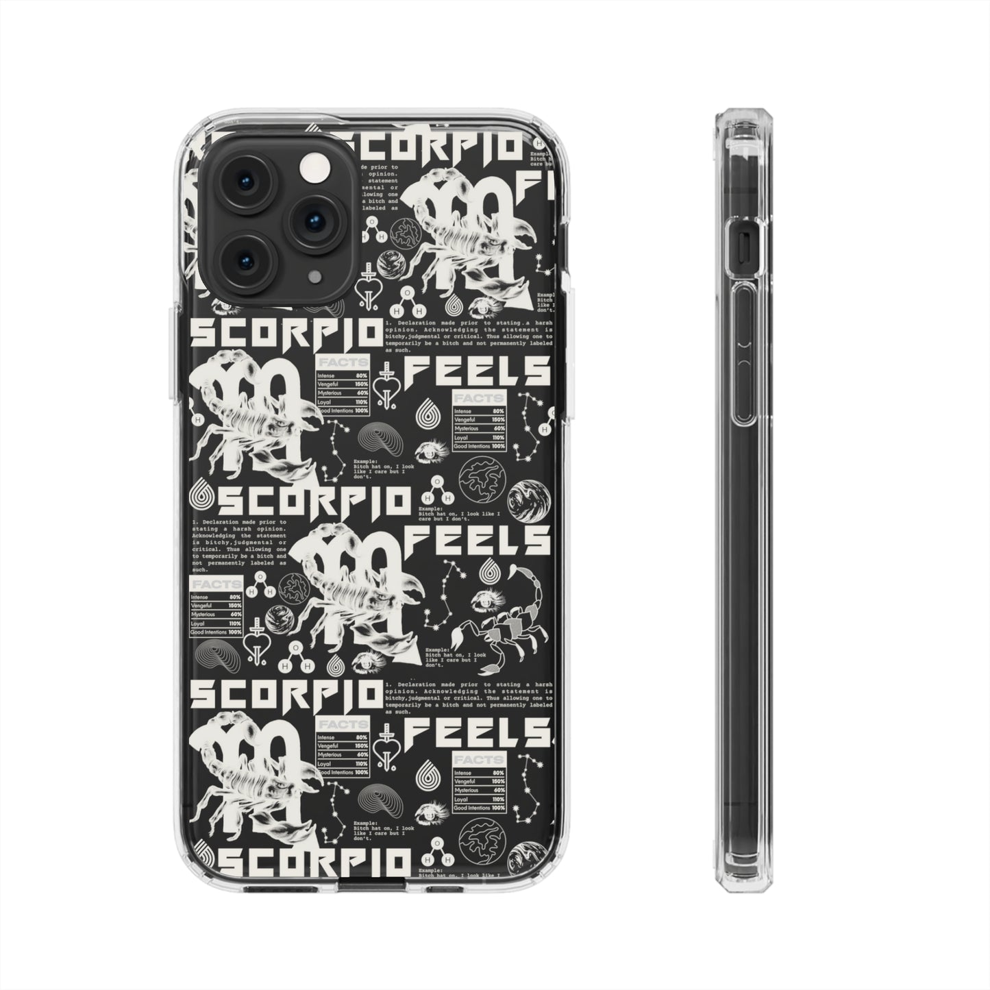 Scorpio Clear Phone Case