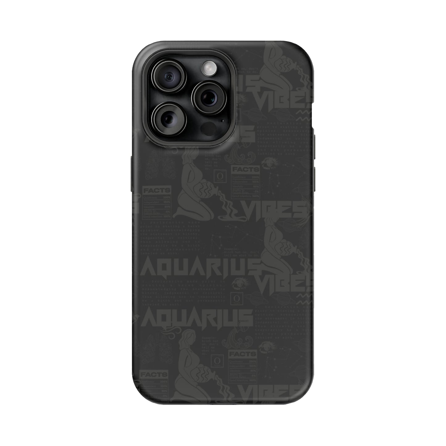 Aquarius Blackout Phone Case