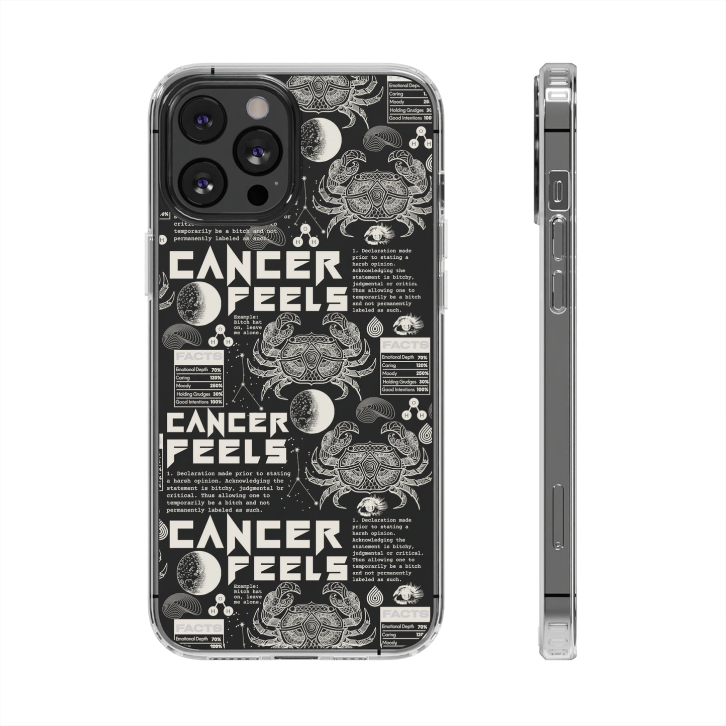 Cancer Clear Phone Case