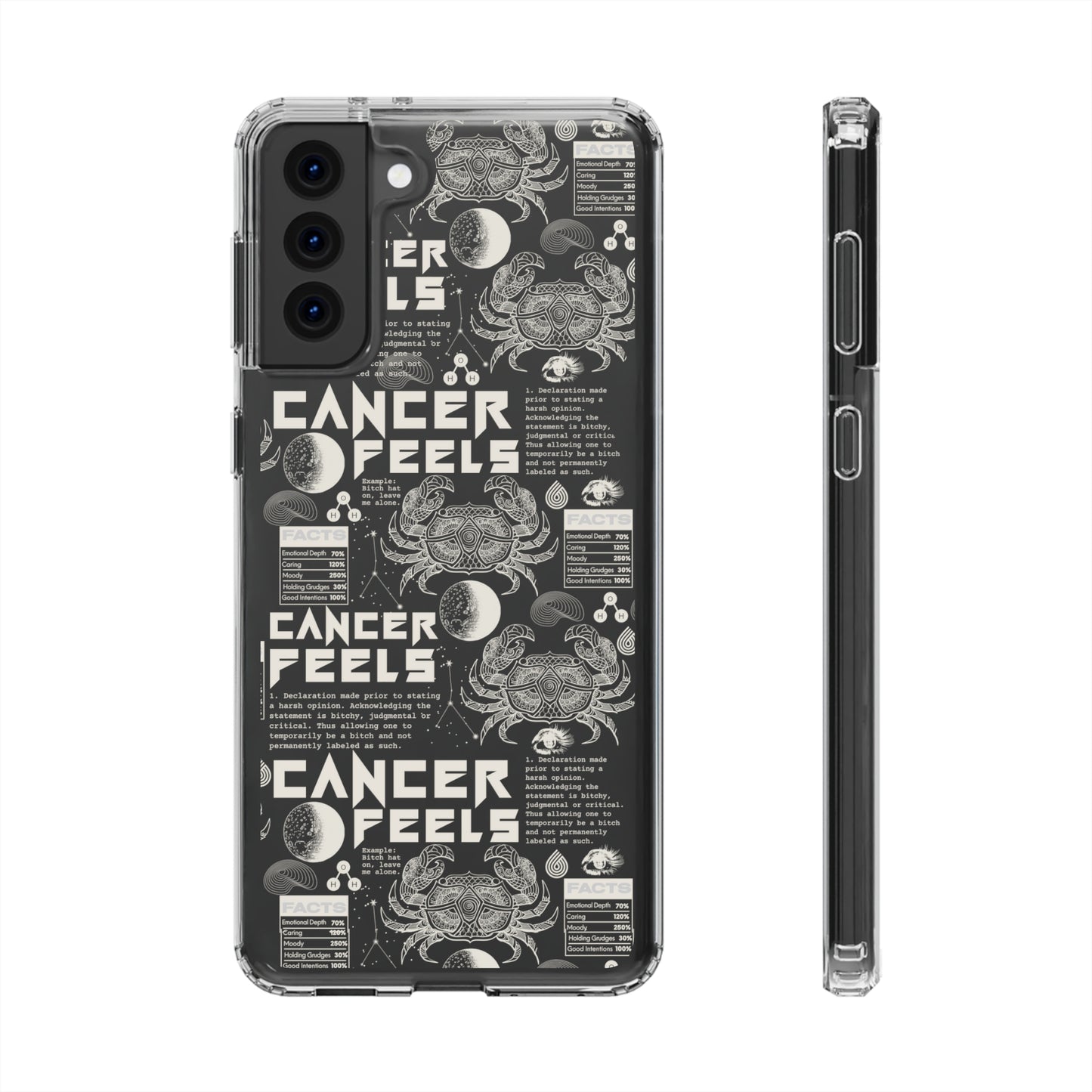 Cancer Clear Phone Case