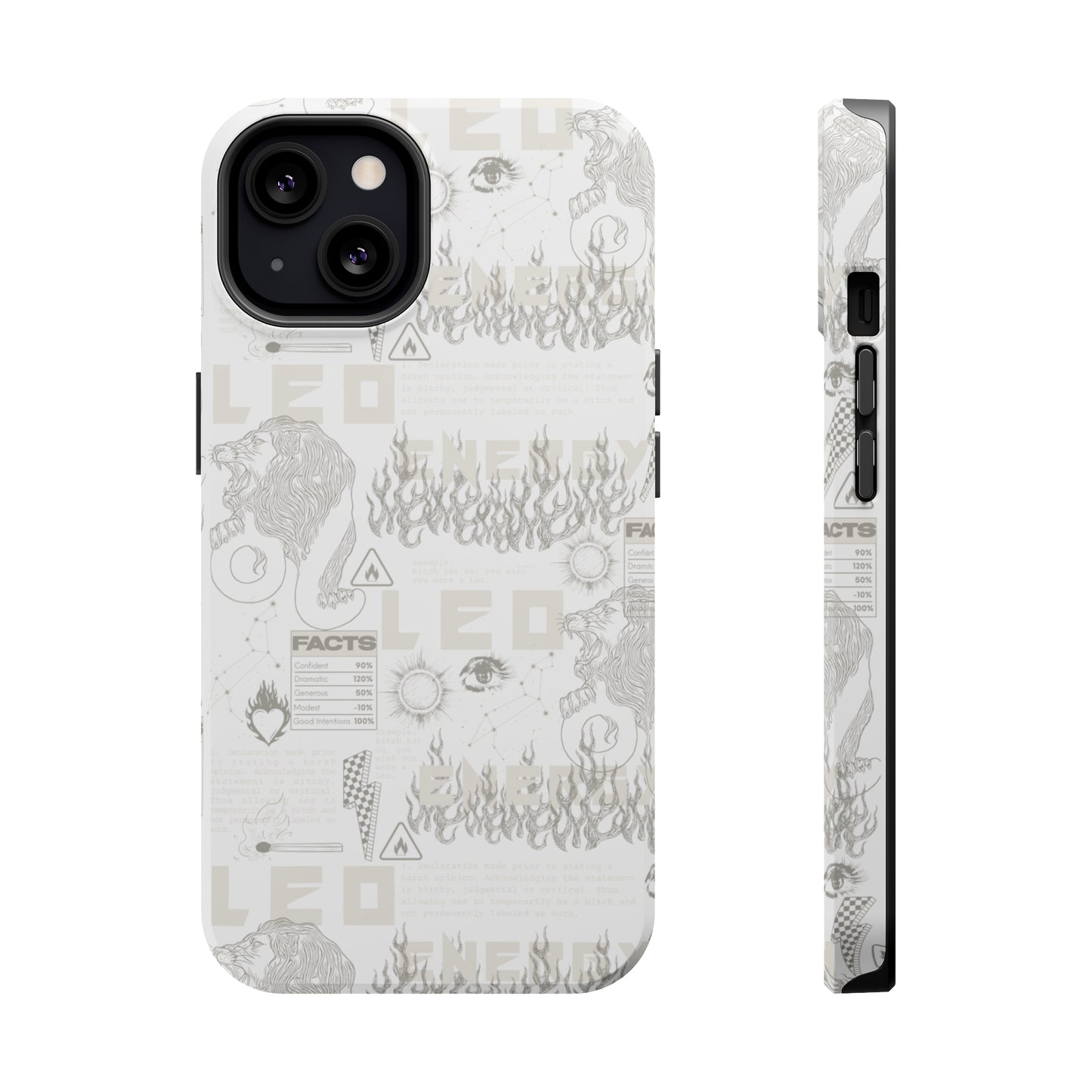Leo Whiteout Phone Case