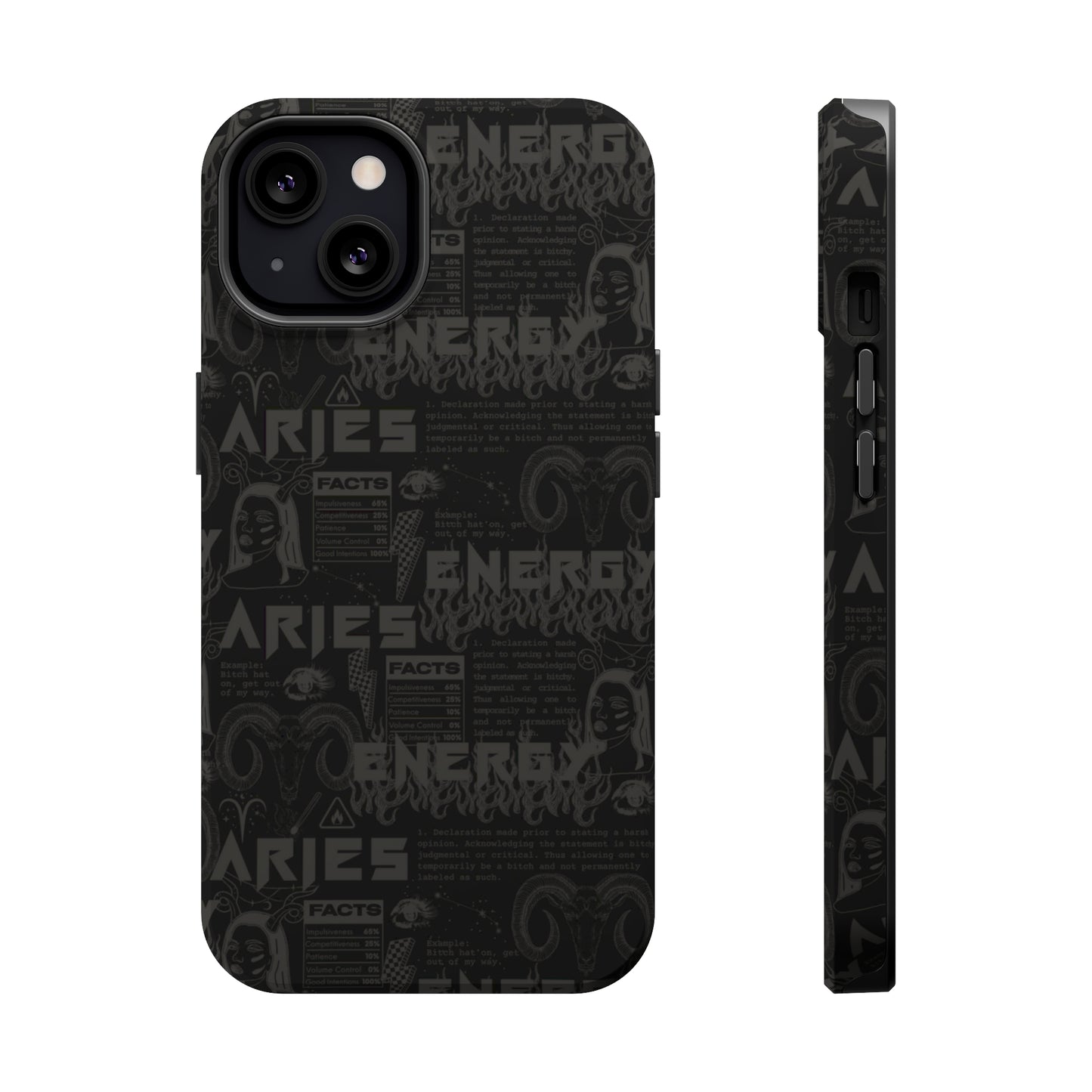 Aries Blackout Phone Case