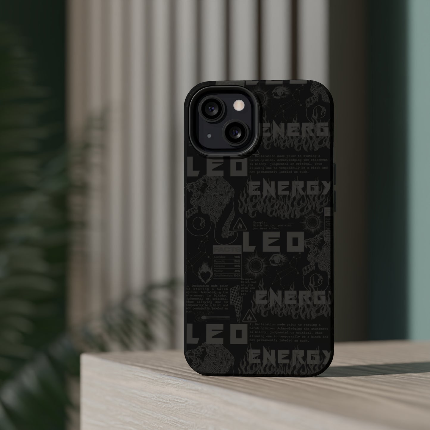 Leo Blackout Phone Case