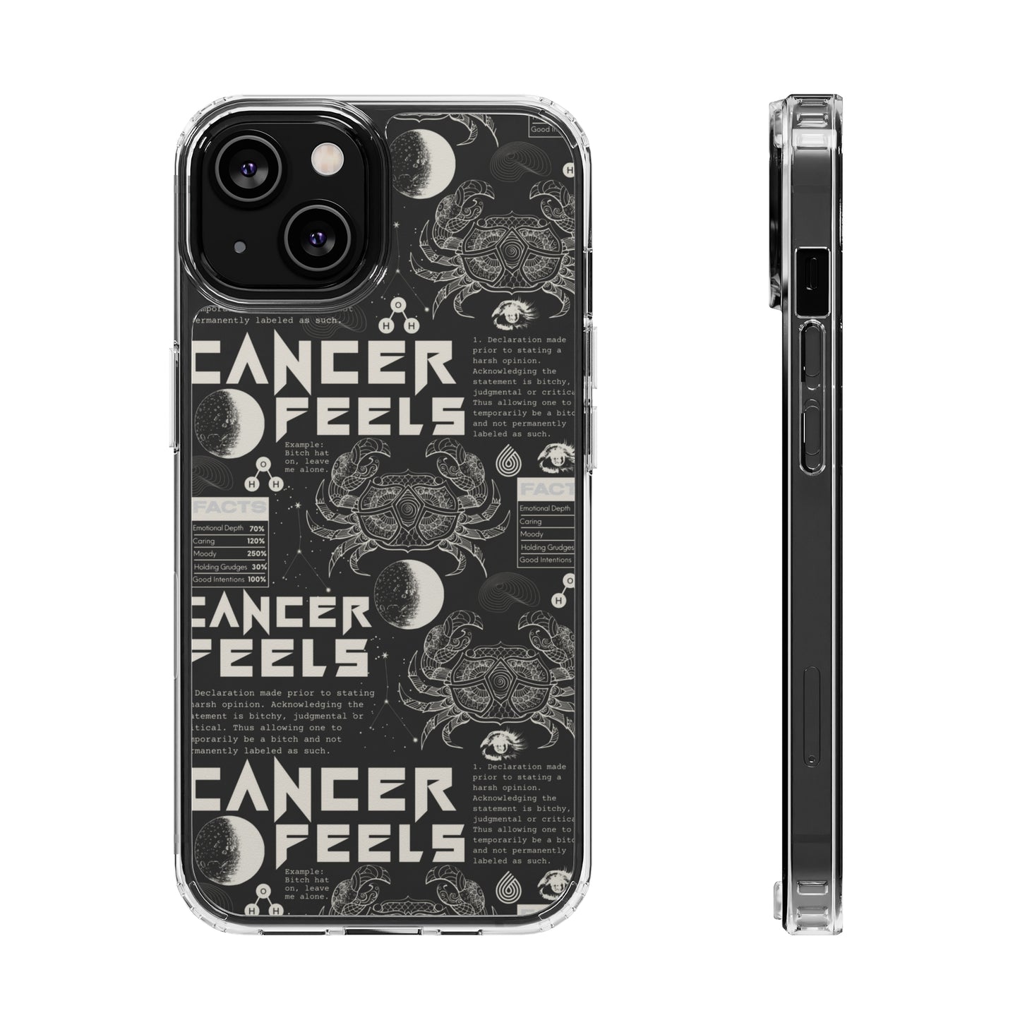 Cancer Clear Phone Case