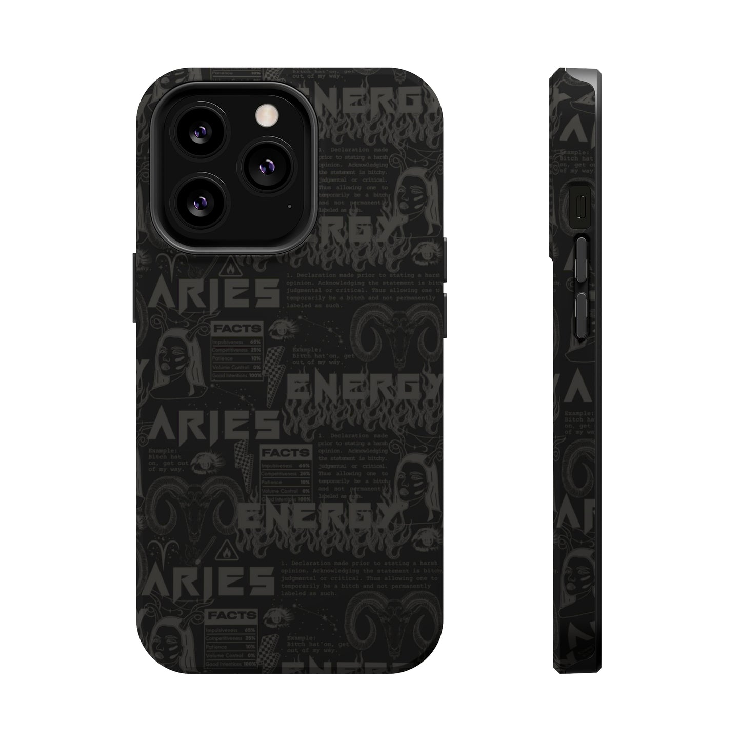 Aries Blackout Phone Case