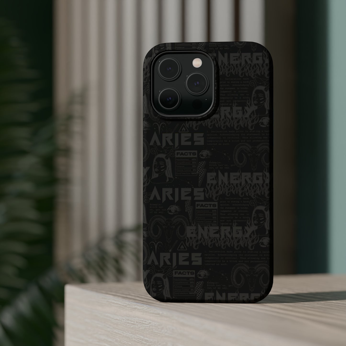Aries Blackout Phone Case