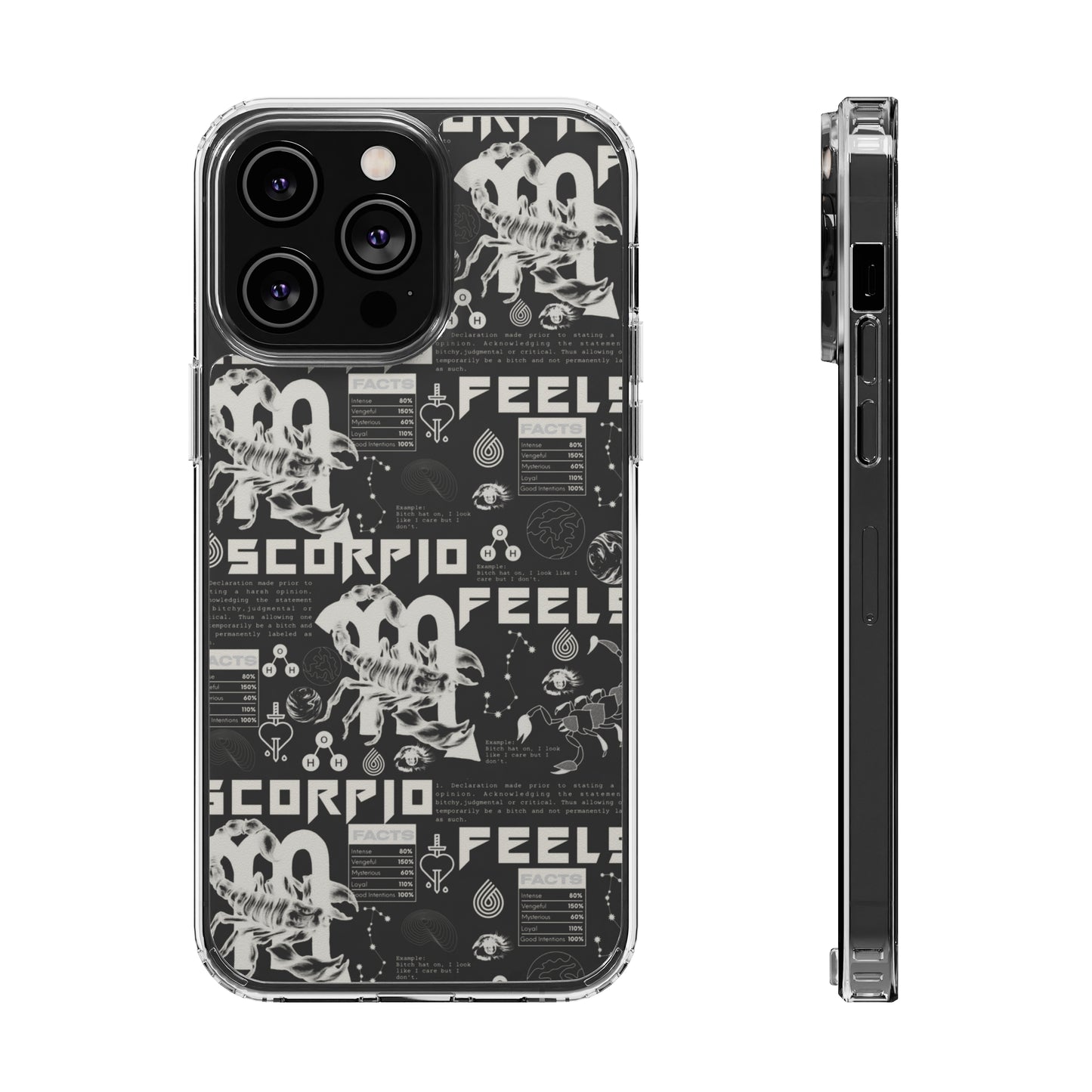 Scorpio Clear Phone Case