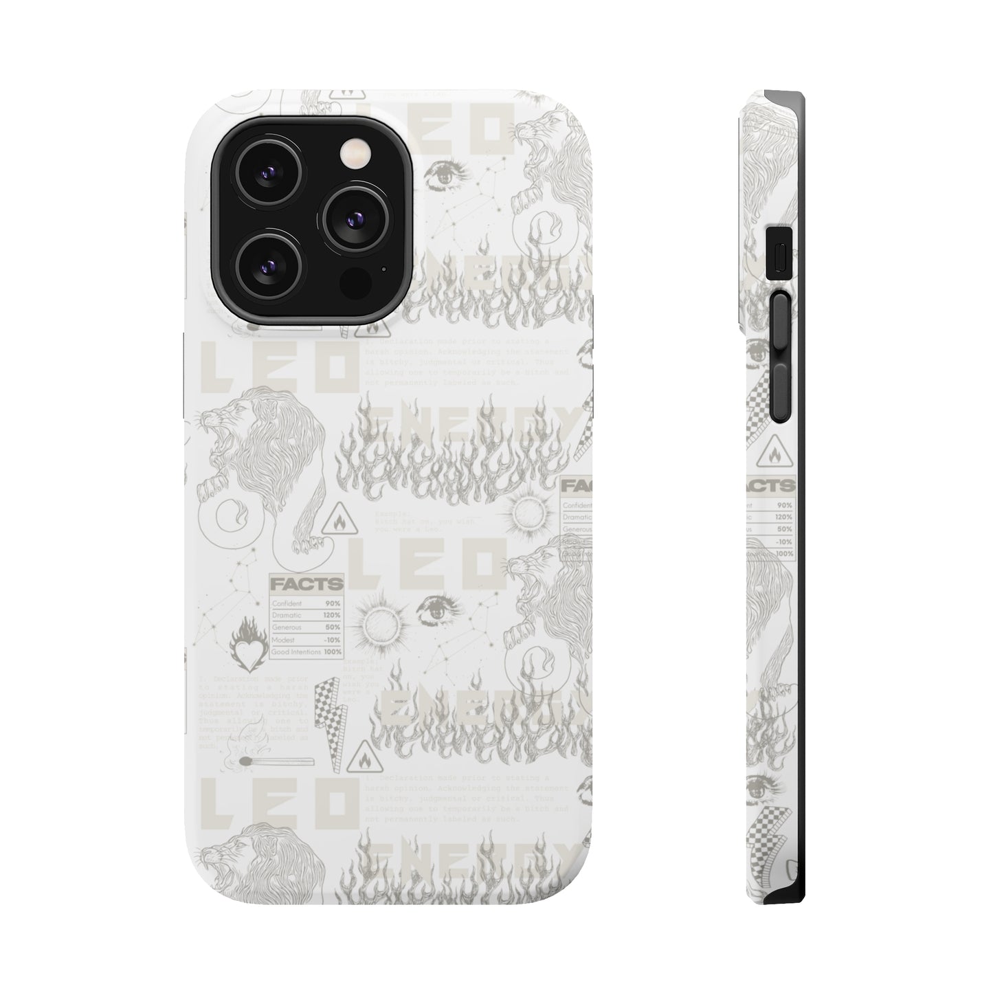 Leo Whiteout Phone Case