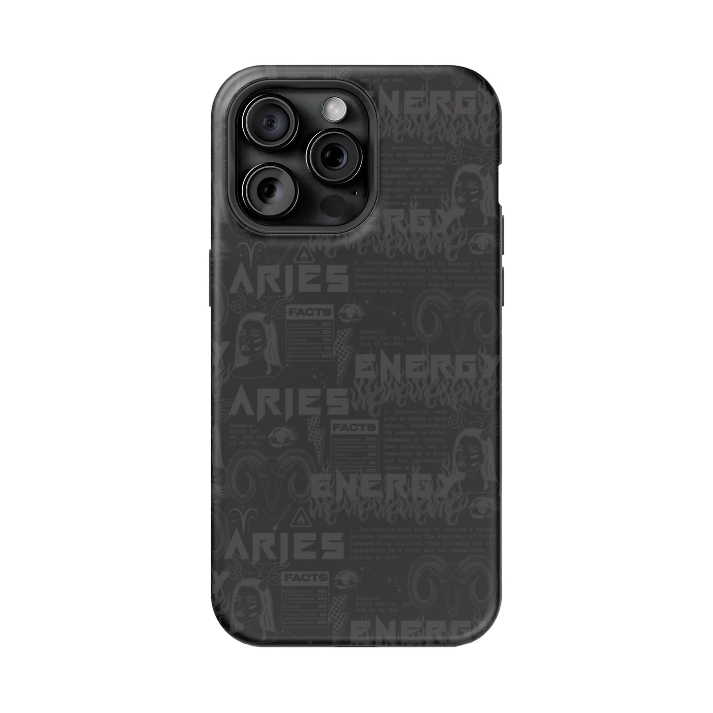 Aries Blackout Phone Case