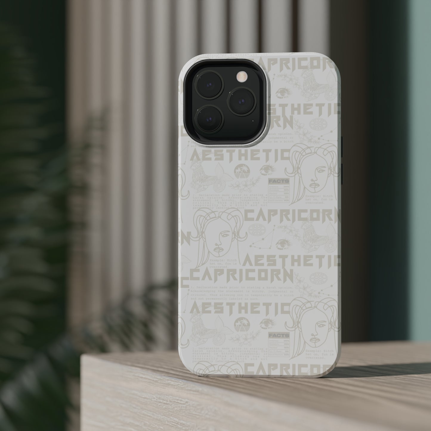 Capricorn Whiteout Phone Case