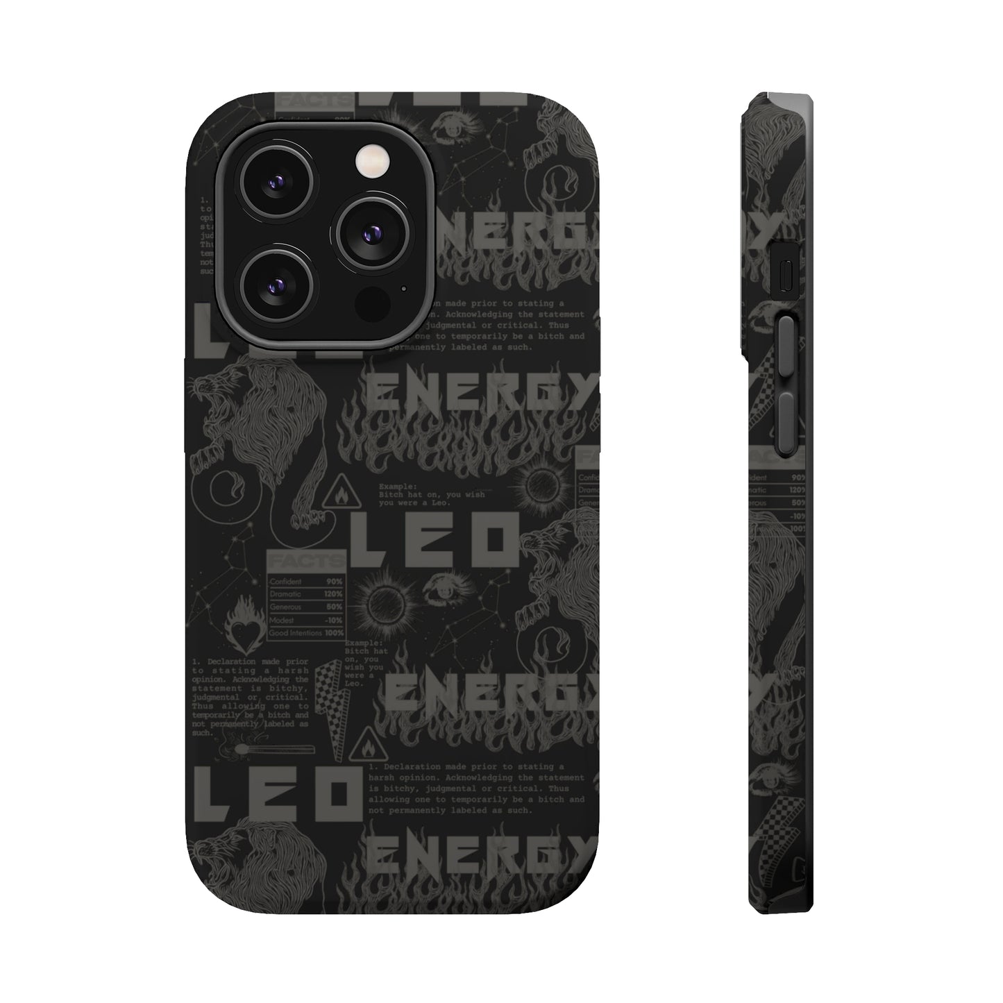 Leo Blackout Phone Case
