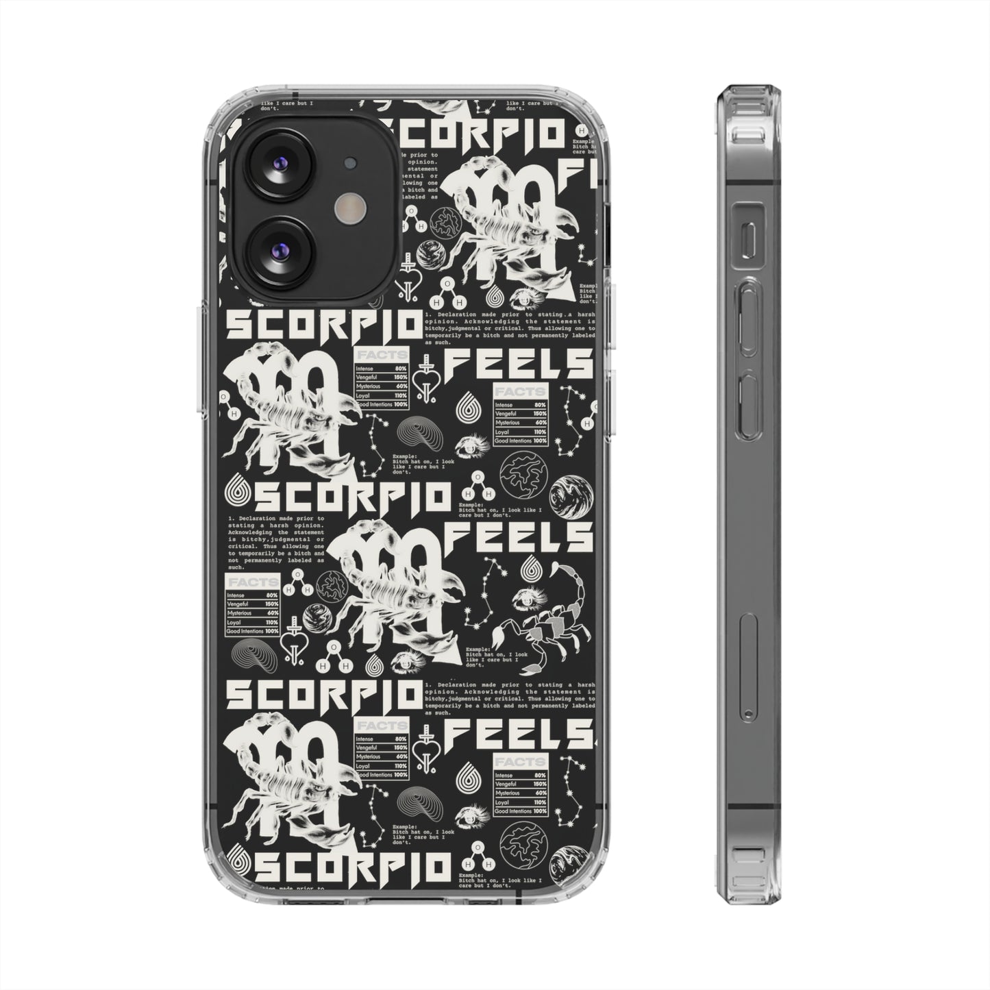 Scorpio Clear Phone Case