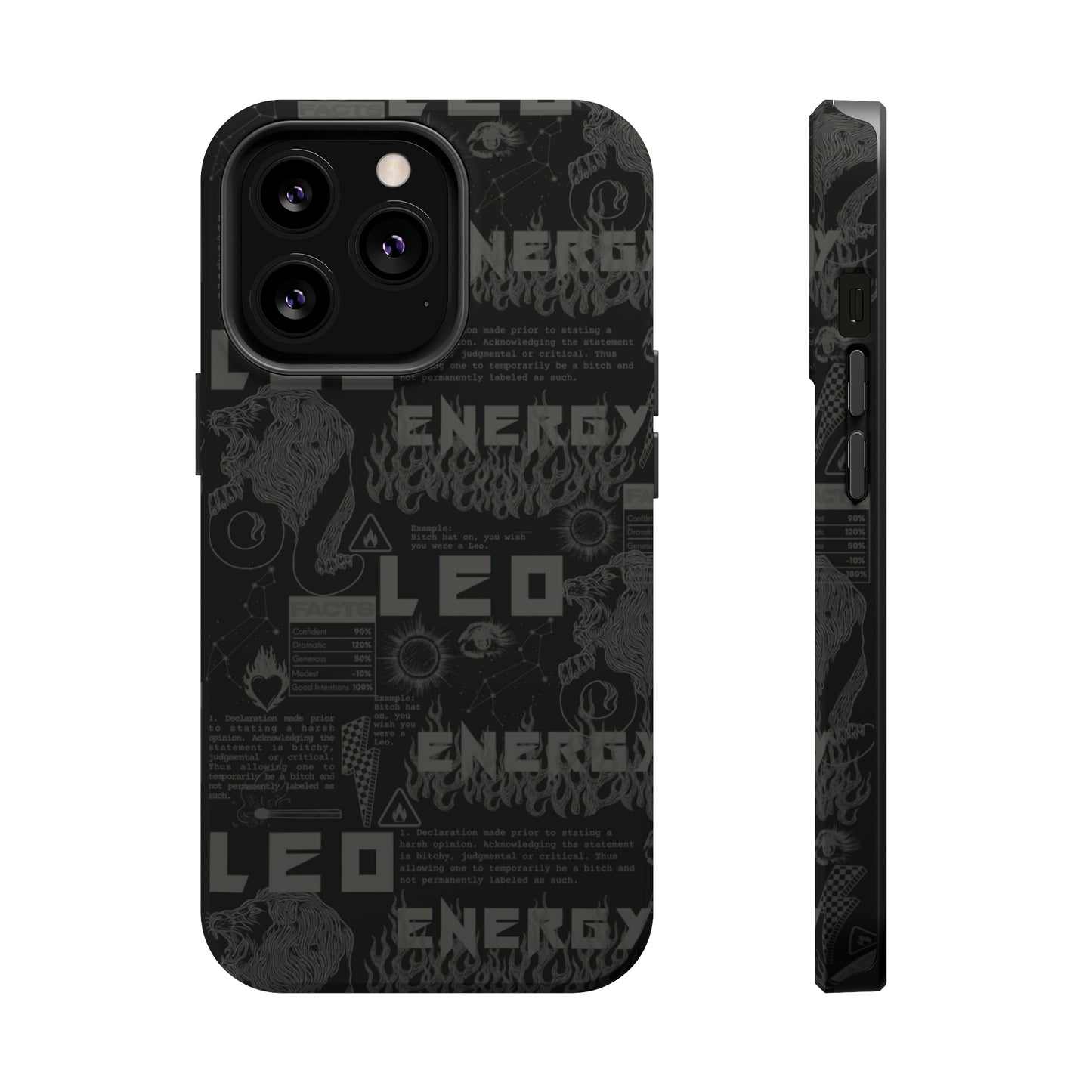 Leo Blackout Phone Case