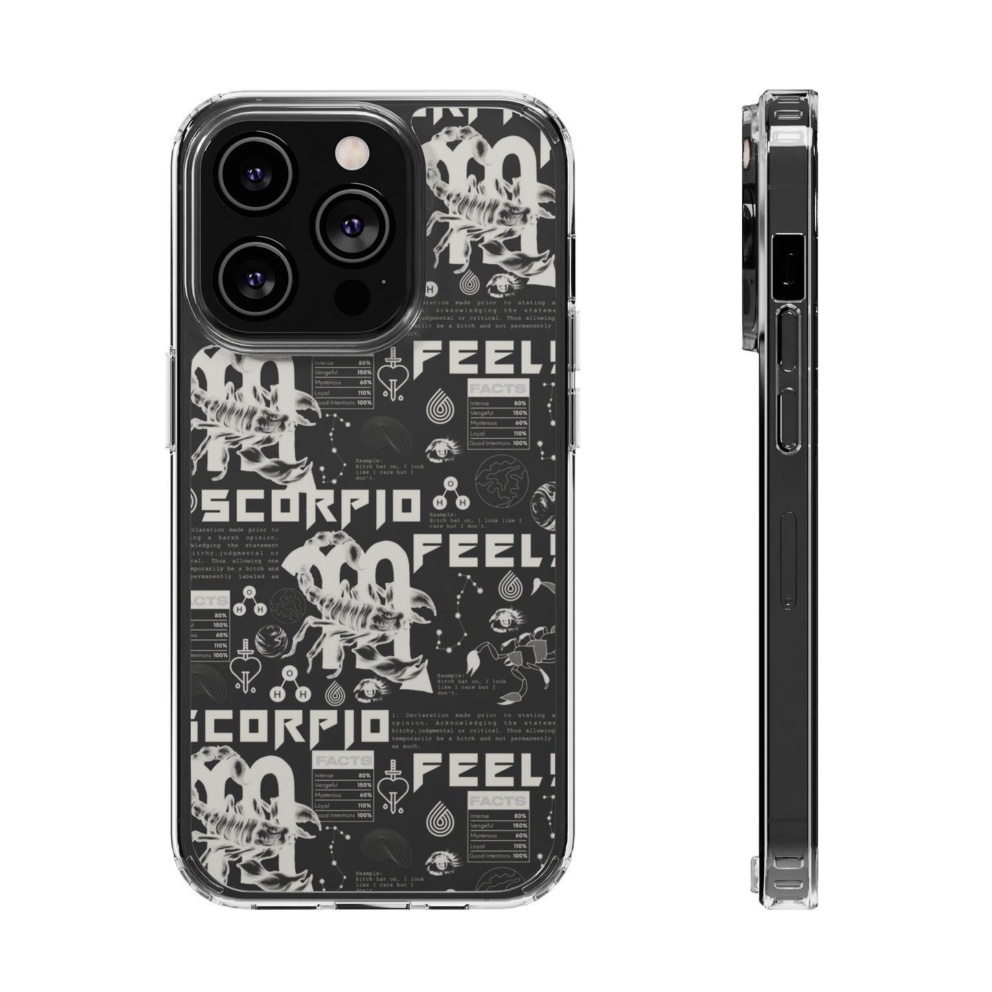 Scorpio Clear Phone Case