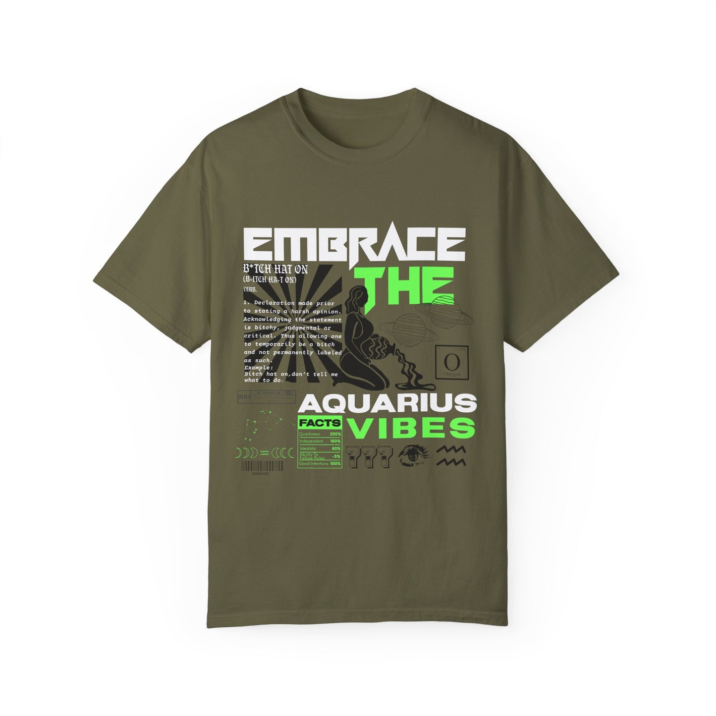 Aquarius Lime Tee