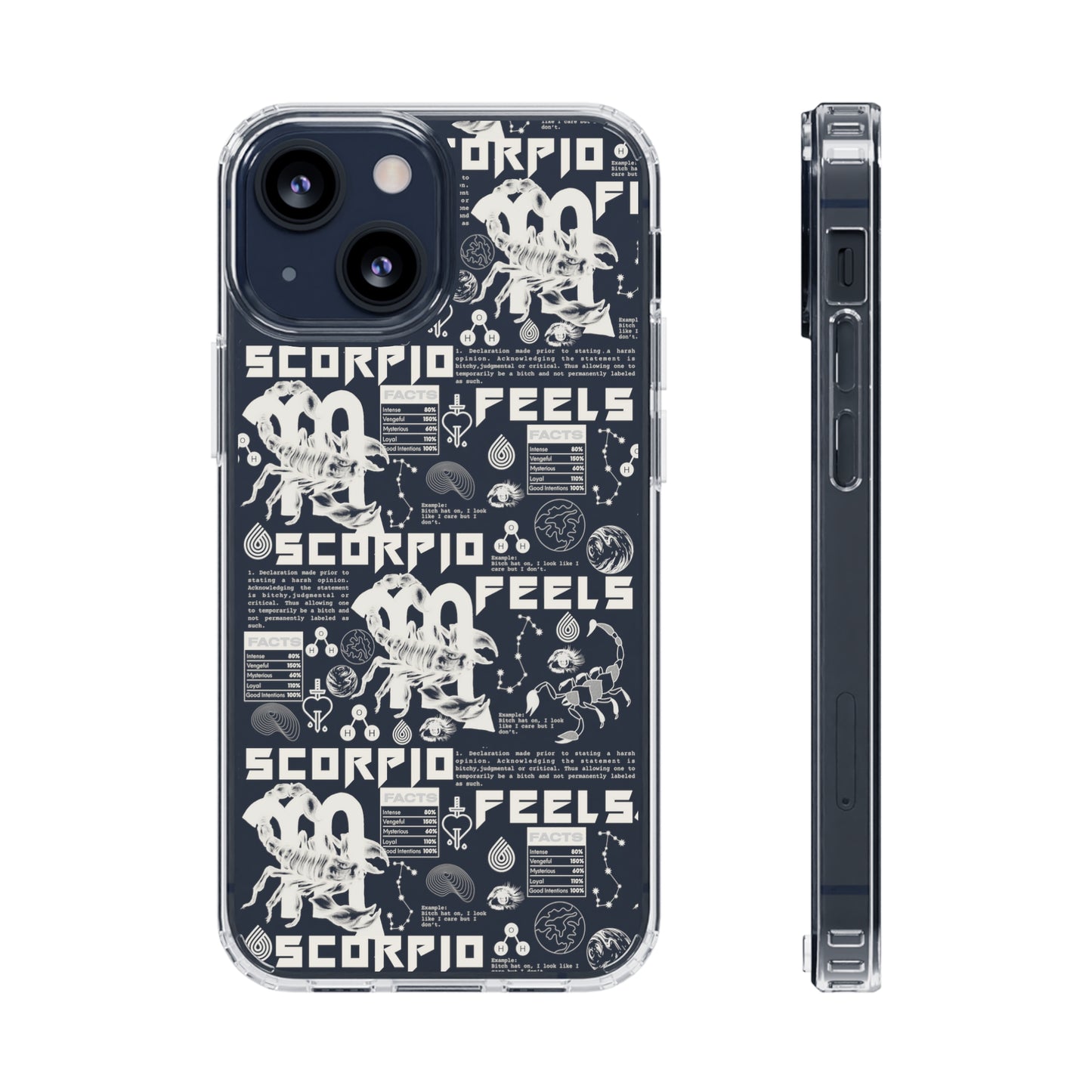 Scorpio Clear Phone Case