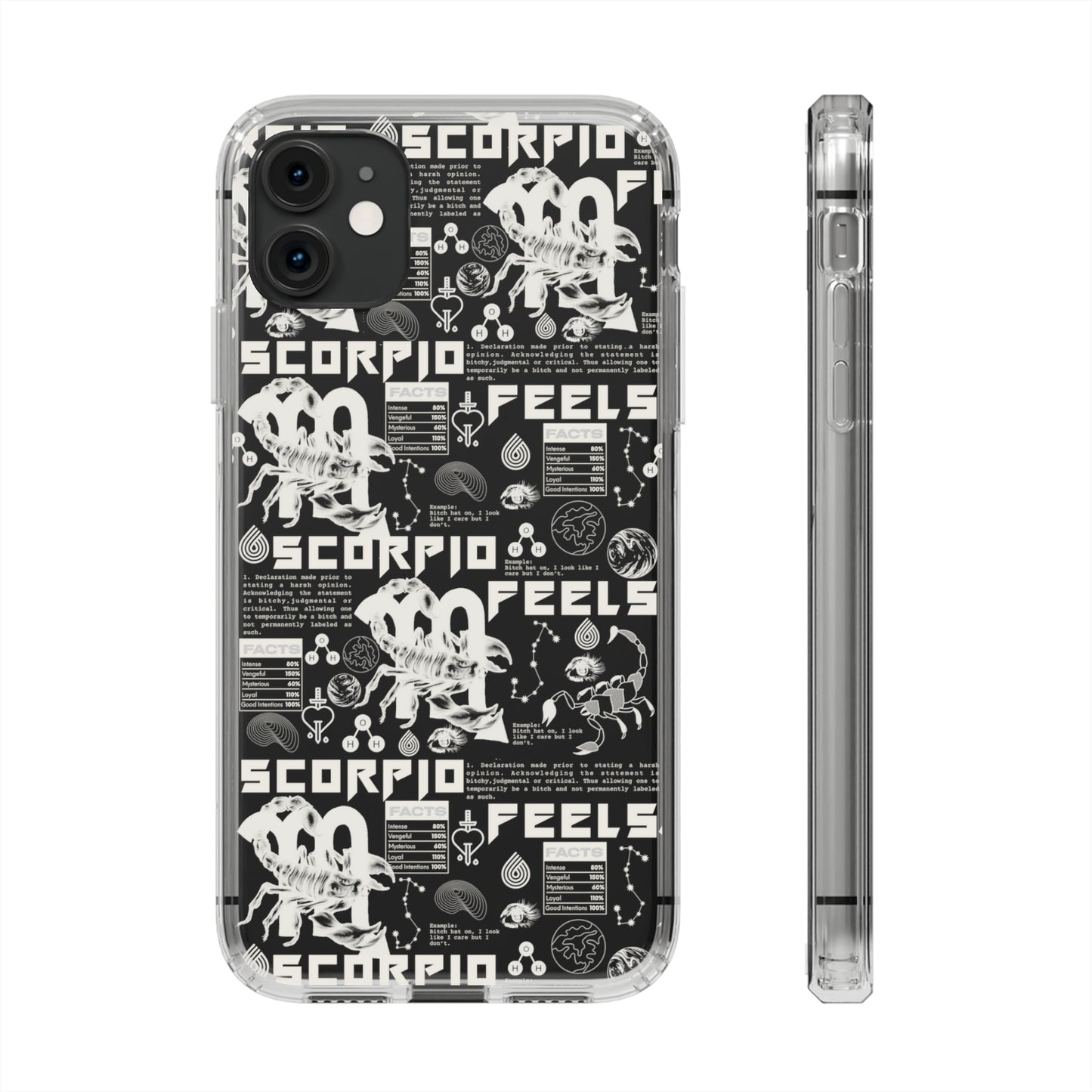 Scorpio Clear Phone Case