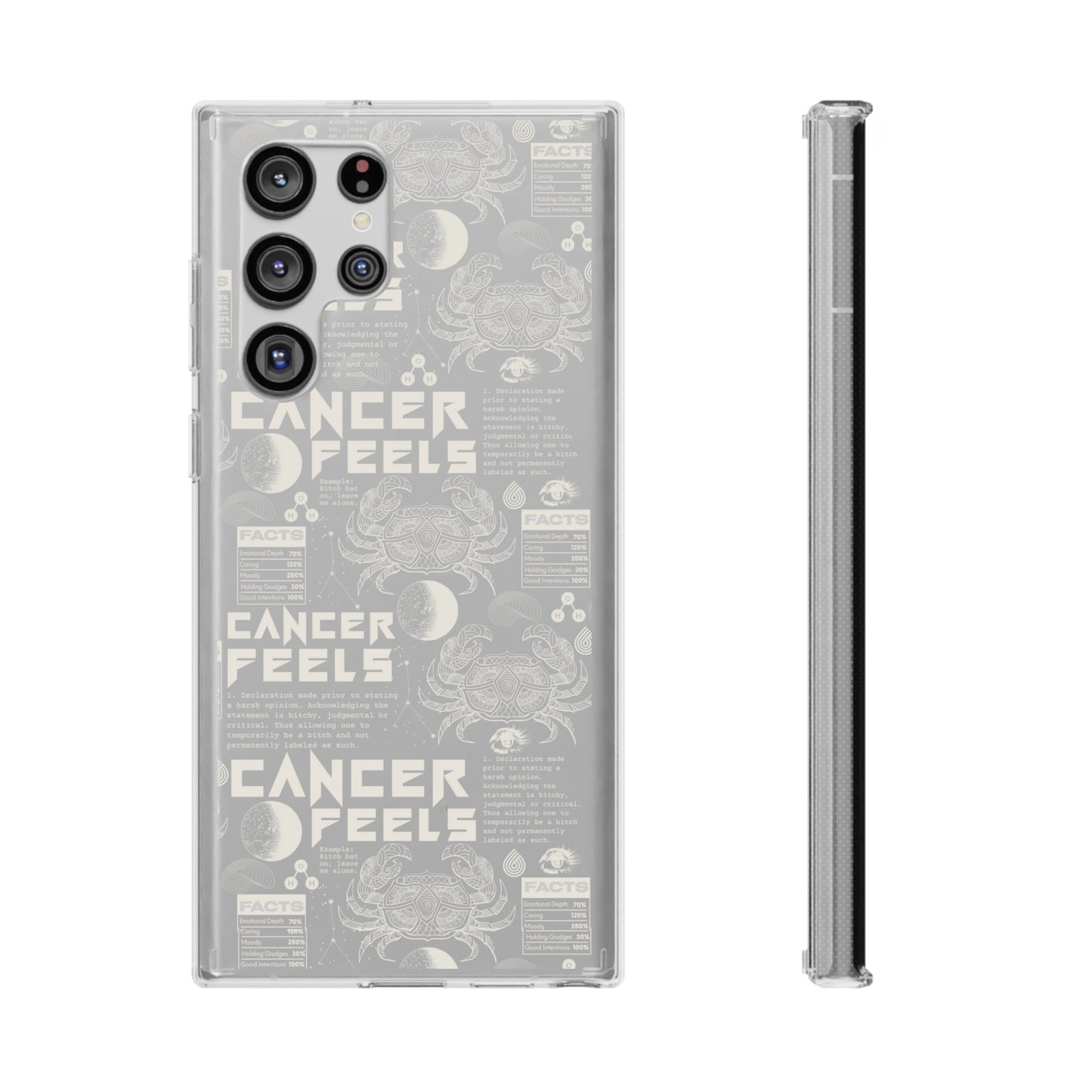 Cancer Clear Phone Case