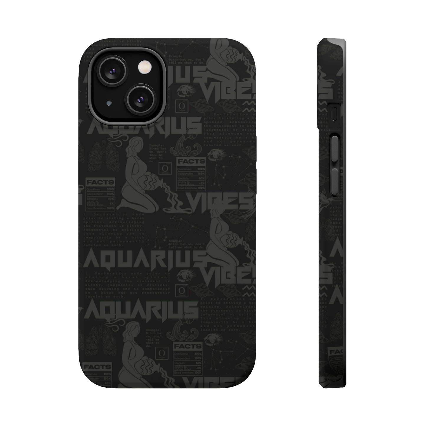 Aquarius Blackout Phone Case