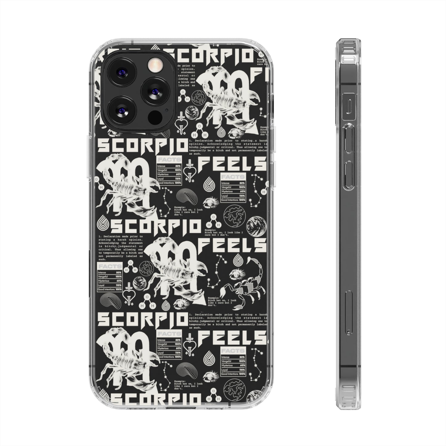 Scorpio Clear Phone Case
