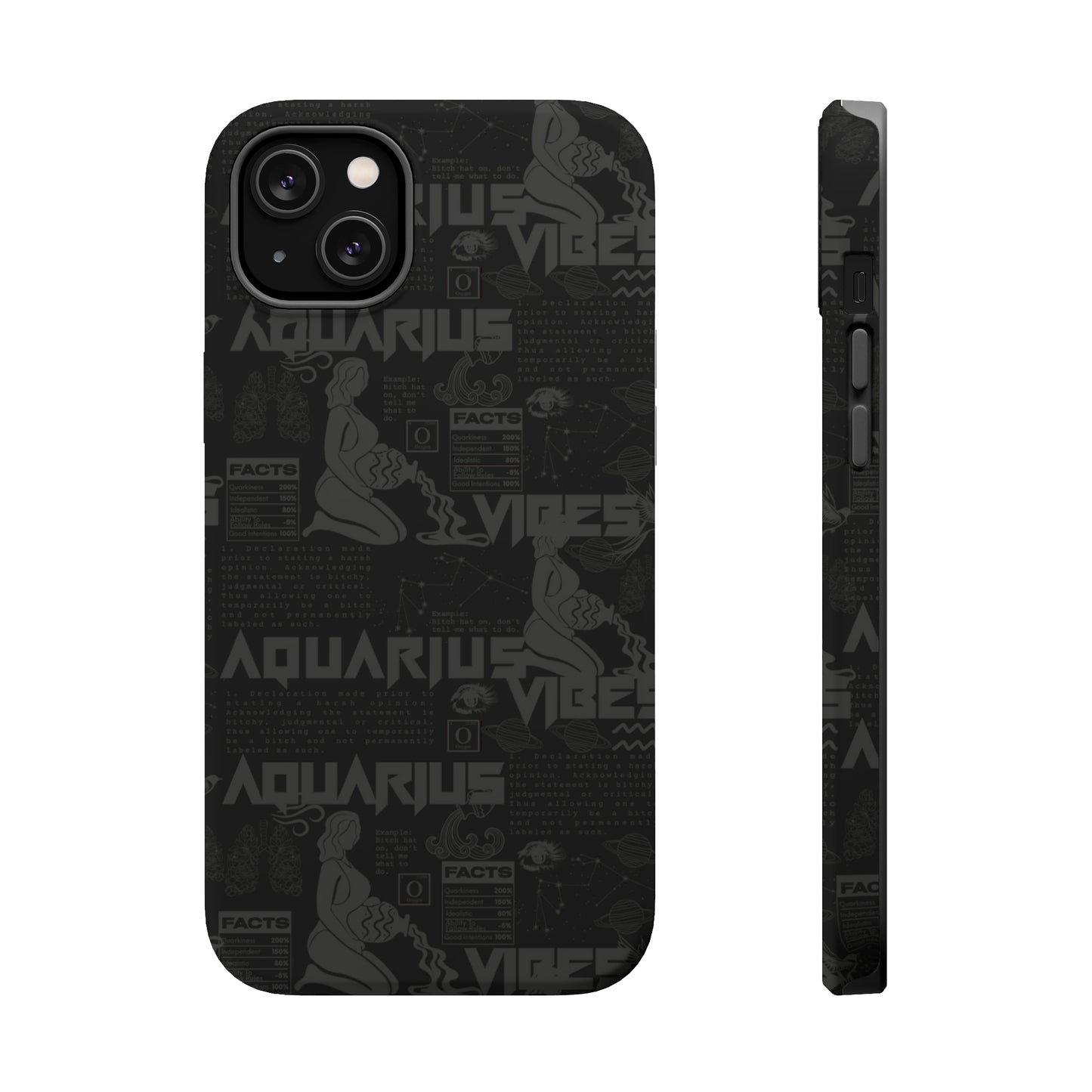 Aquarius Blackout Phone Case