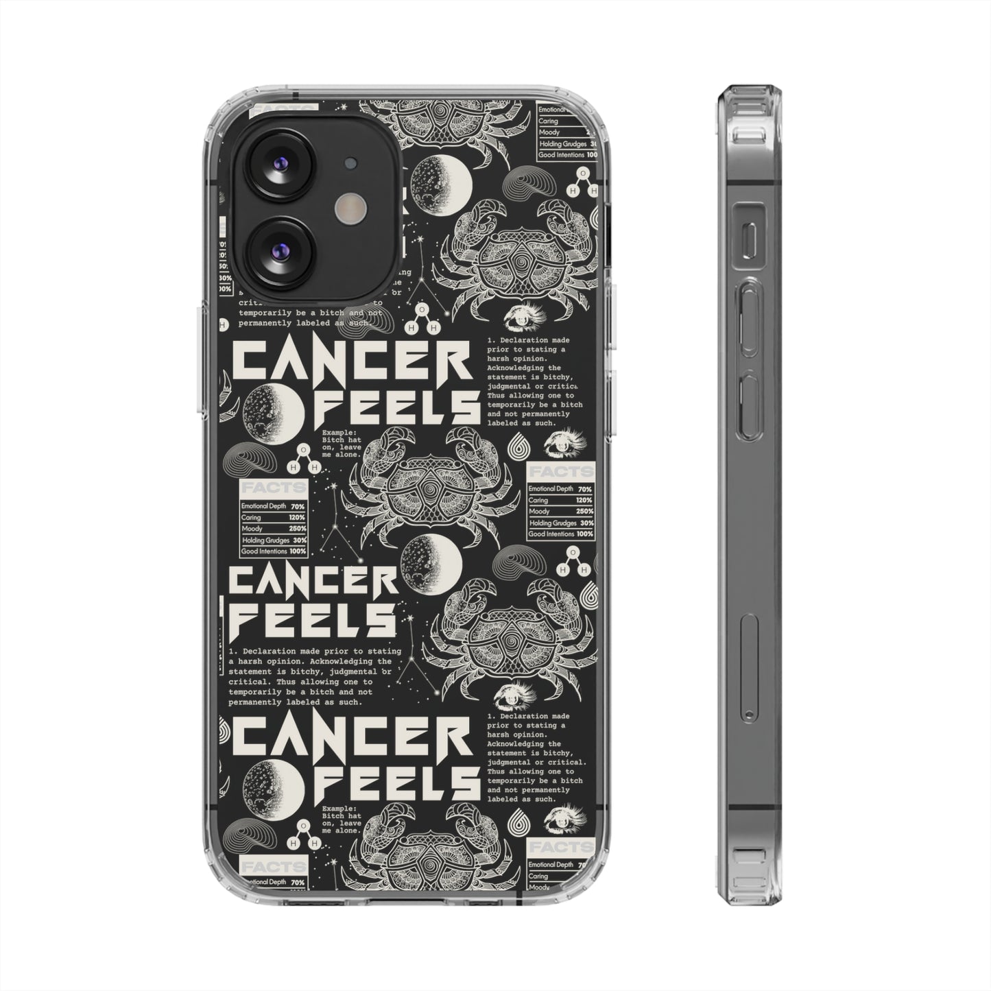 Cancer Clear Phone Case
